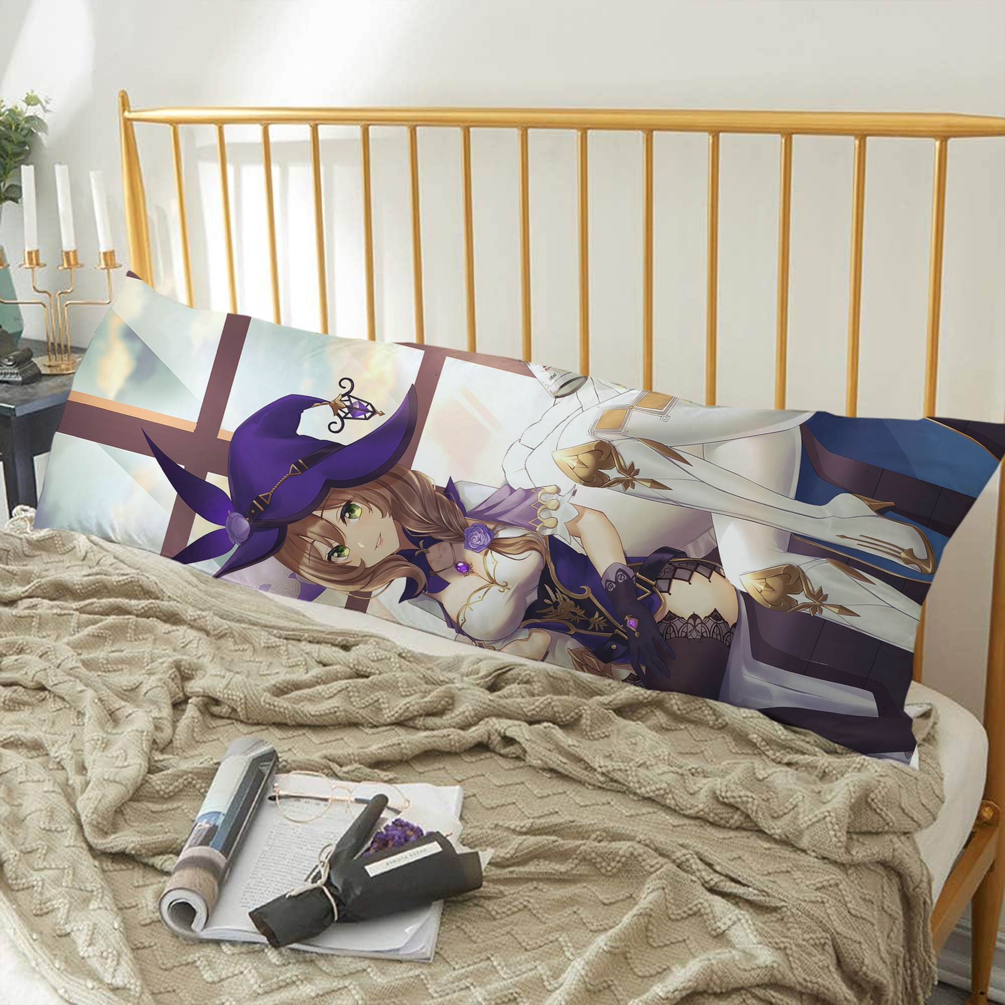 げんし神 genshin ロング抱き枕カバー 両面プリントタイプ（サイズ選択可）