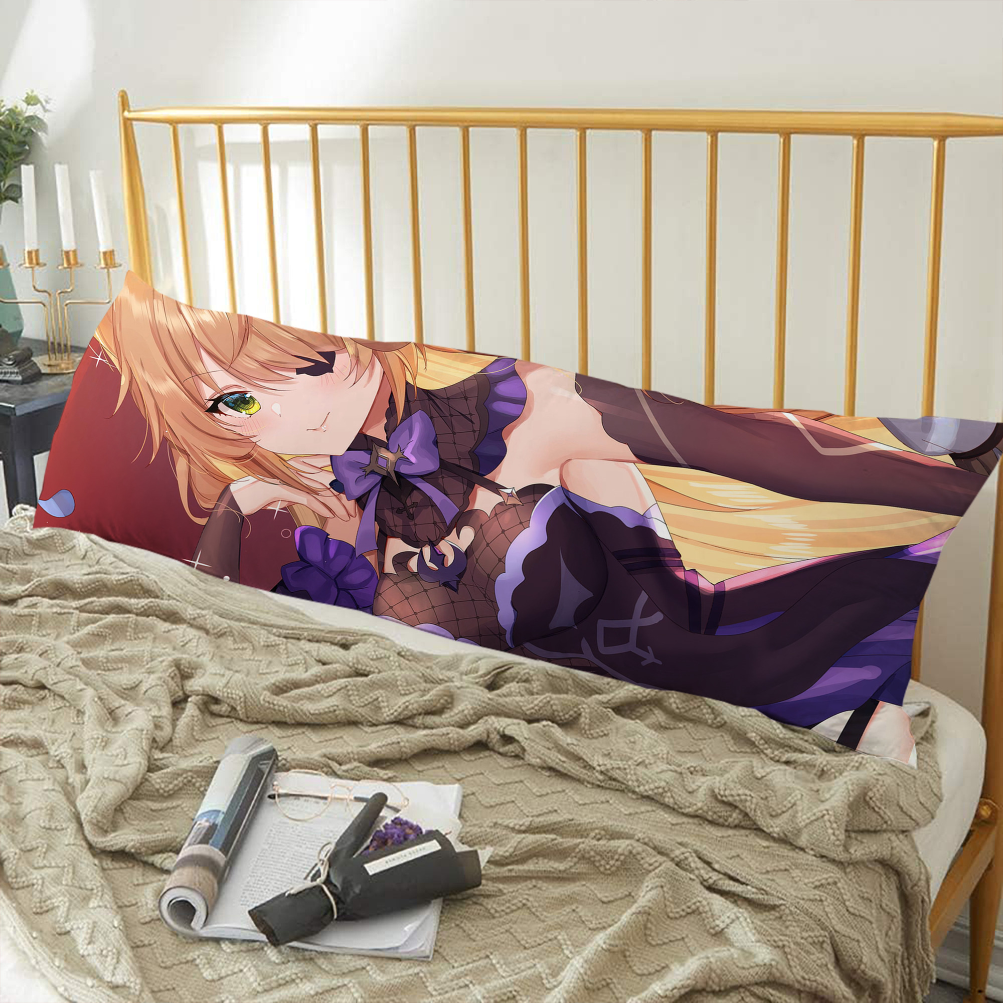 げんし神 genshin ロング抱き枕カバー 両面プリントタイプ（サイズ選択可）