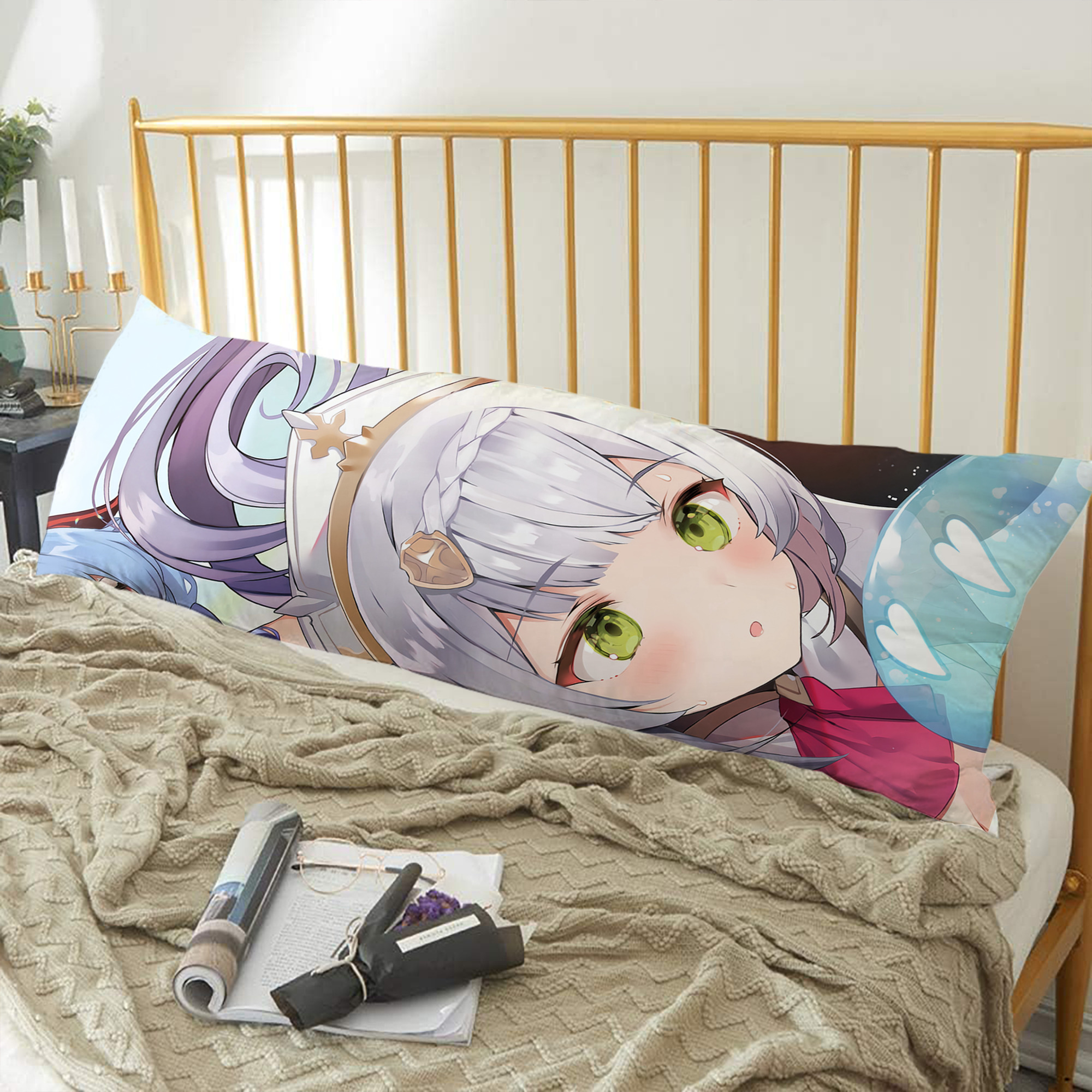 げんし神 genshin ロング抱き枕カバー 両面プリントタイプ（サイズ選択可）