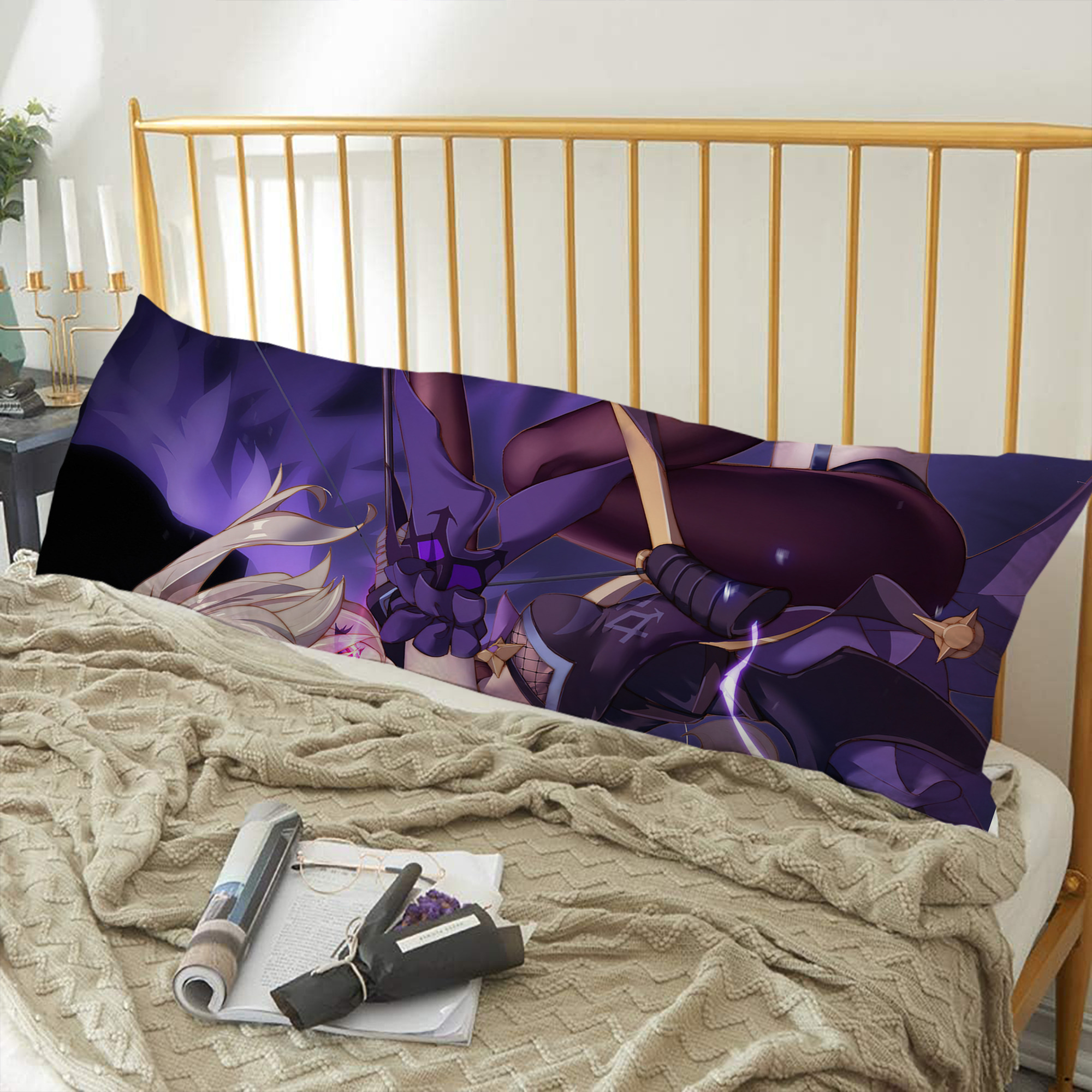 げんし神 genshin ロング抱き枕カバー 両面プリントタイプ（サイズ選択可）