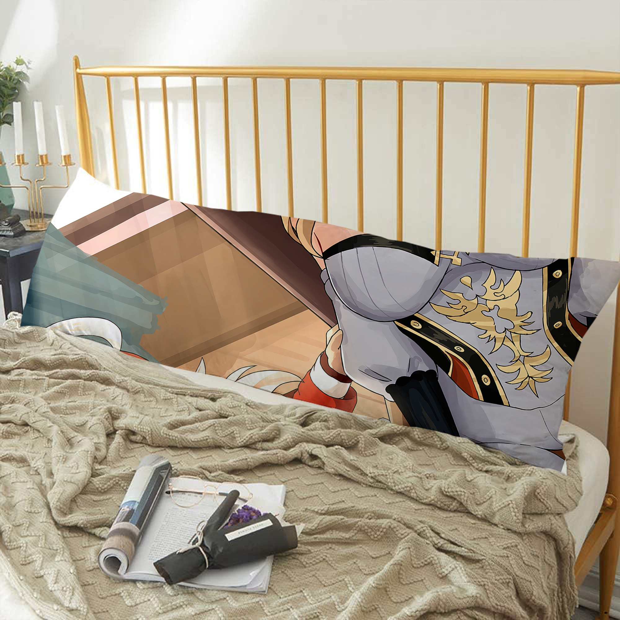 げんし神 genshin ロング抱き枕カバー 両面プリントタイプ（サイズ選択可）