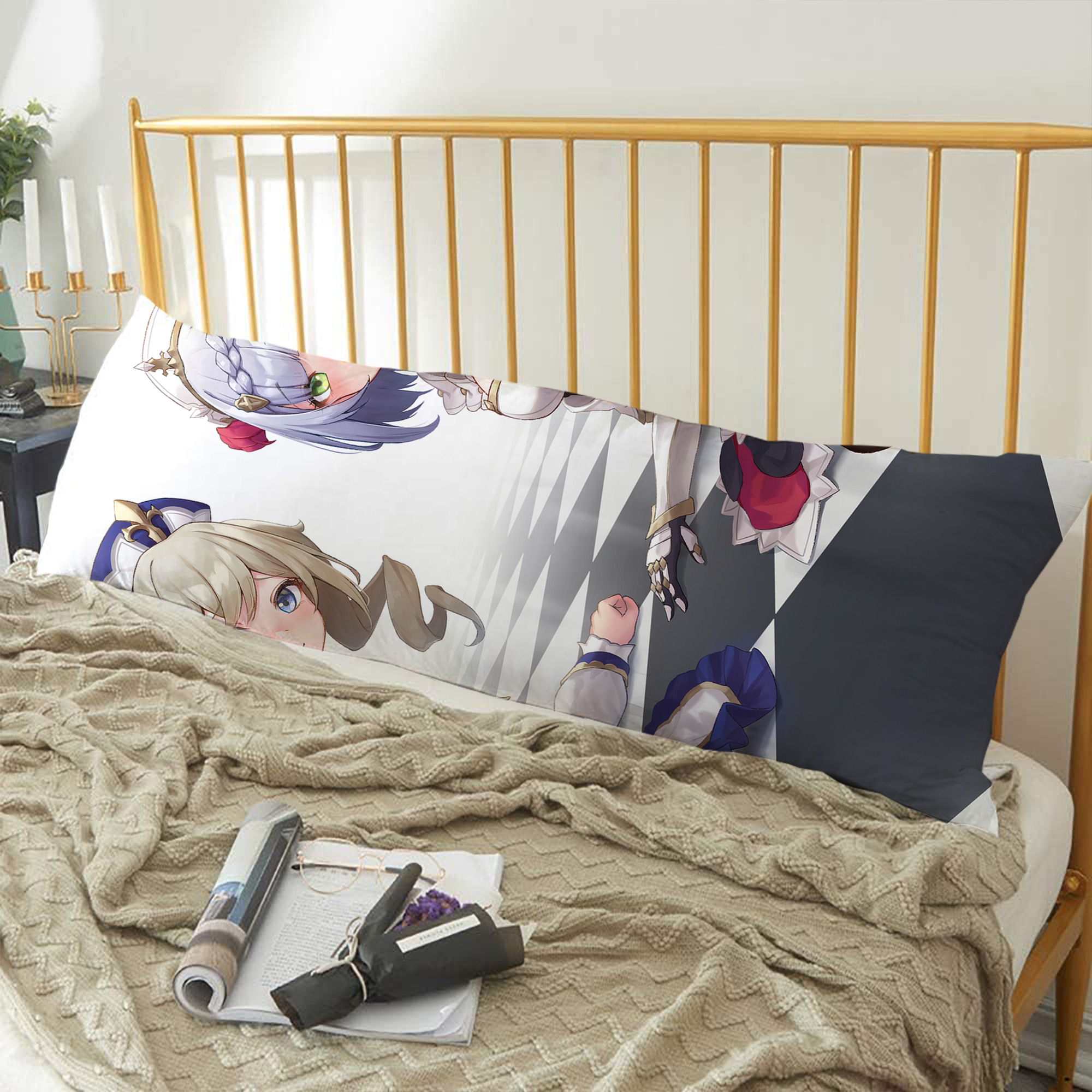 げんし神 genshin ロング抱き枕カバー 両面プリントタイプ（サイズ選択可）