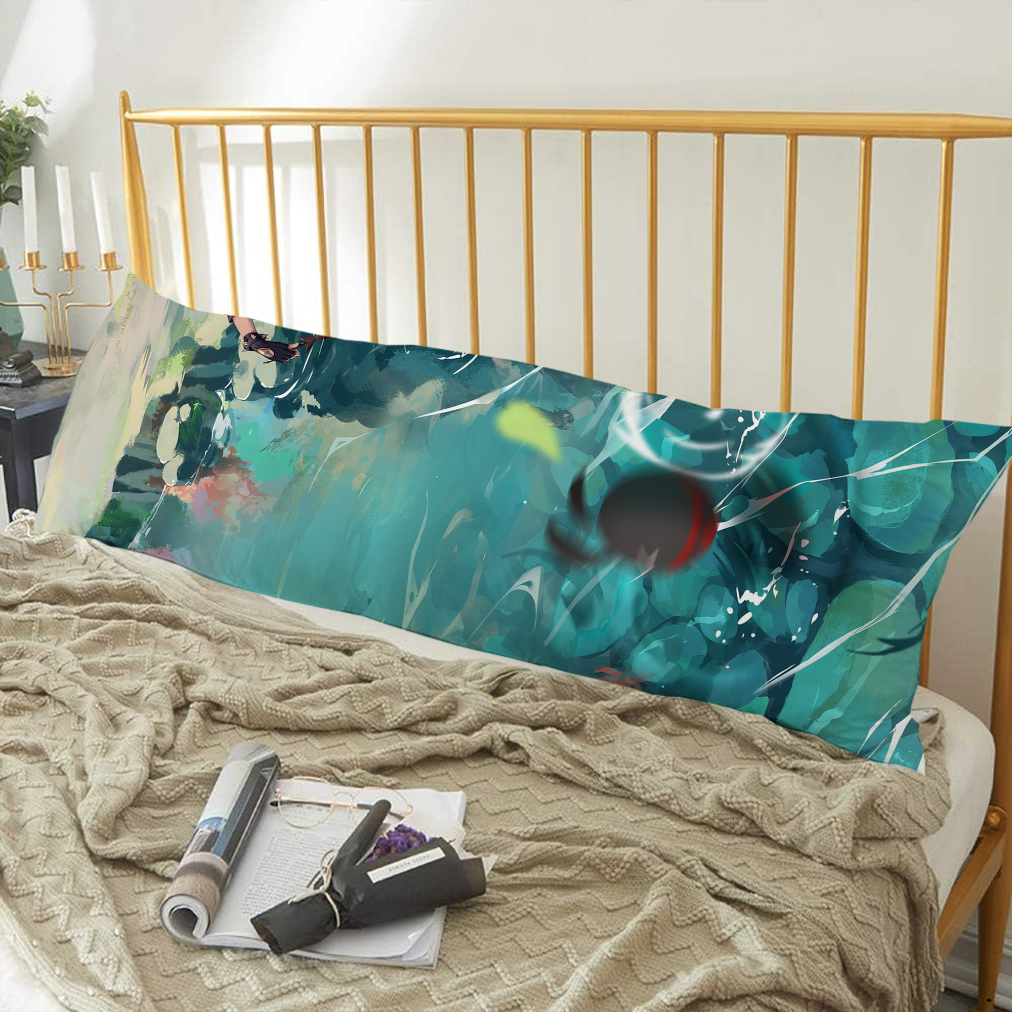 げんし神 genshin ロング抱き枕カバー 両面プリントタイプ（サイズ選択可）