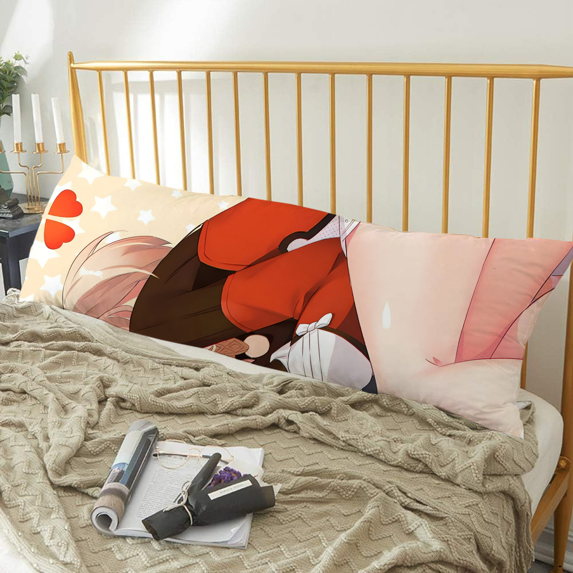 げんし神 genshin ロング抱き枕カバー 両面プリントタイプ（サイズ選択可）