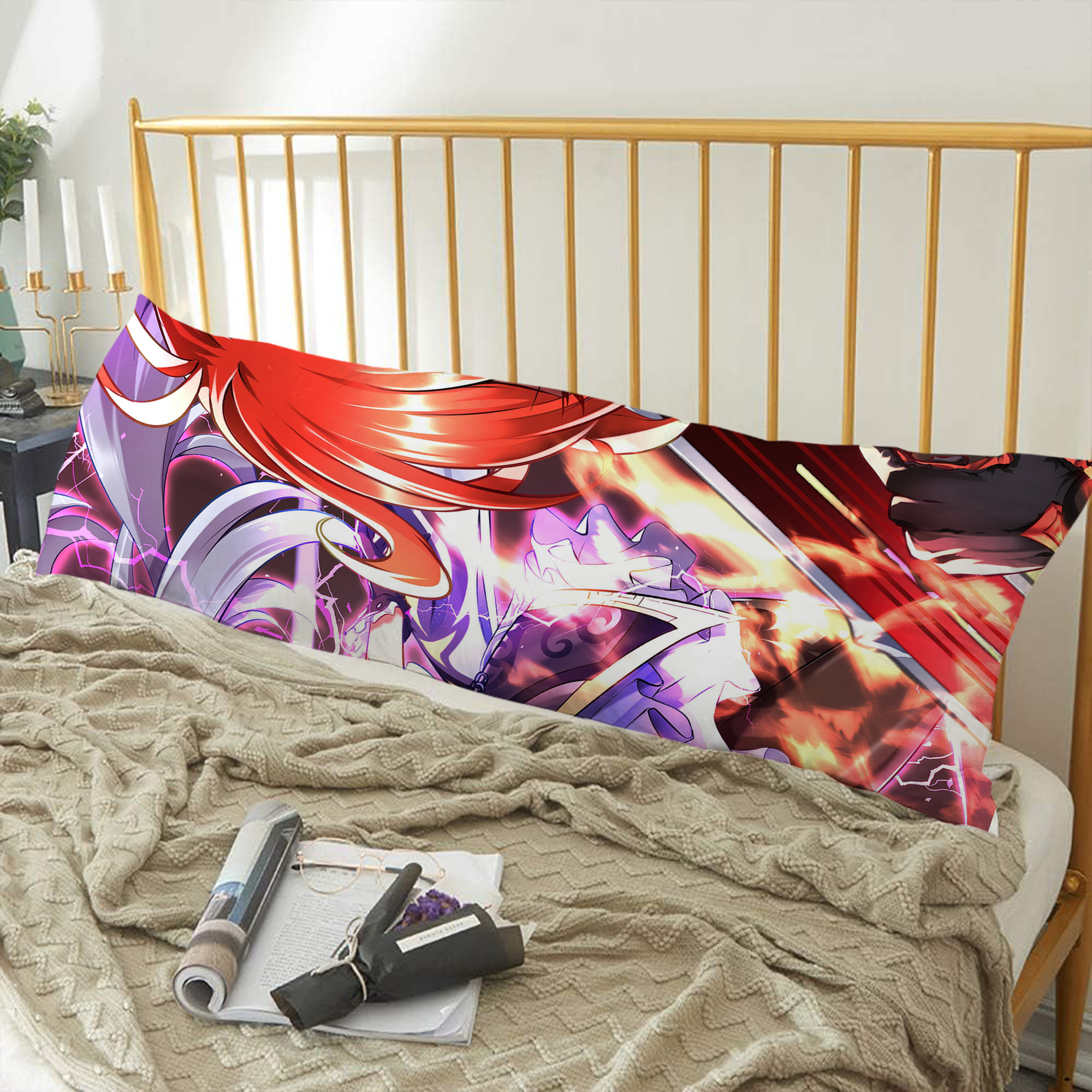 げんし神 genshin ロング抱き枕カバー 両面プリントタイプ（サイズ選択可）