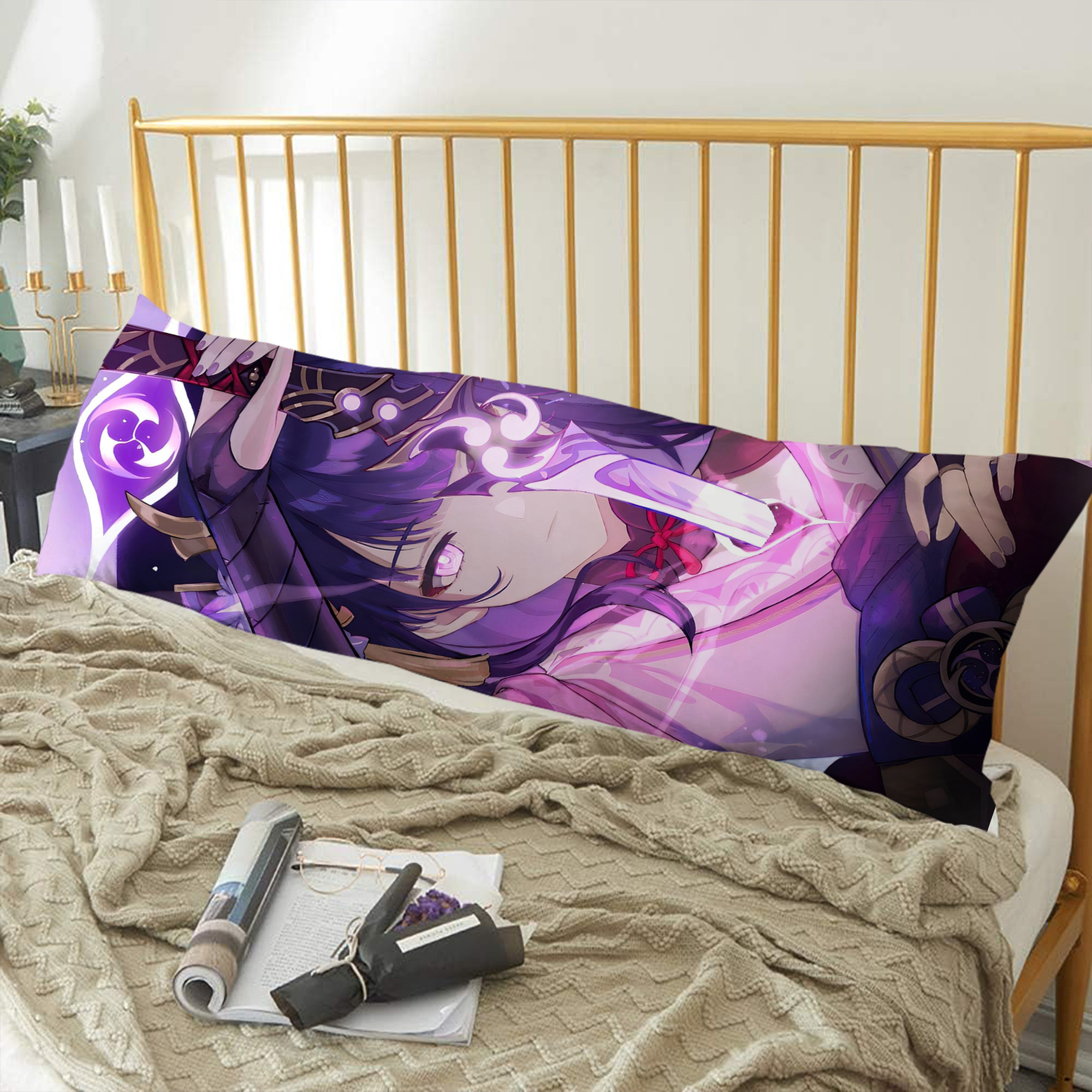 げんし神 genshin ロング抱き枕カバー 両面プリントタイプ（サイズ選択可）