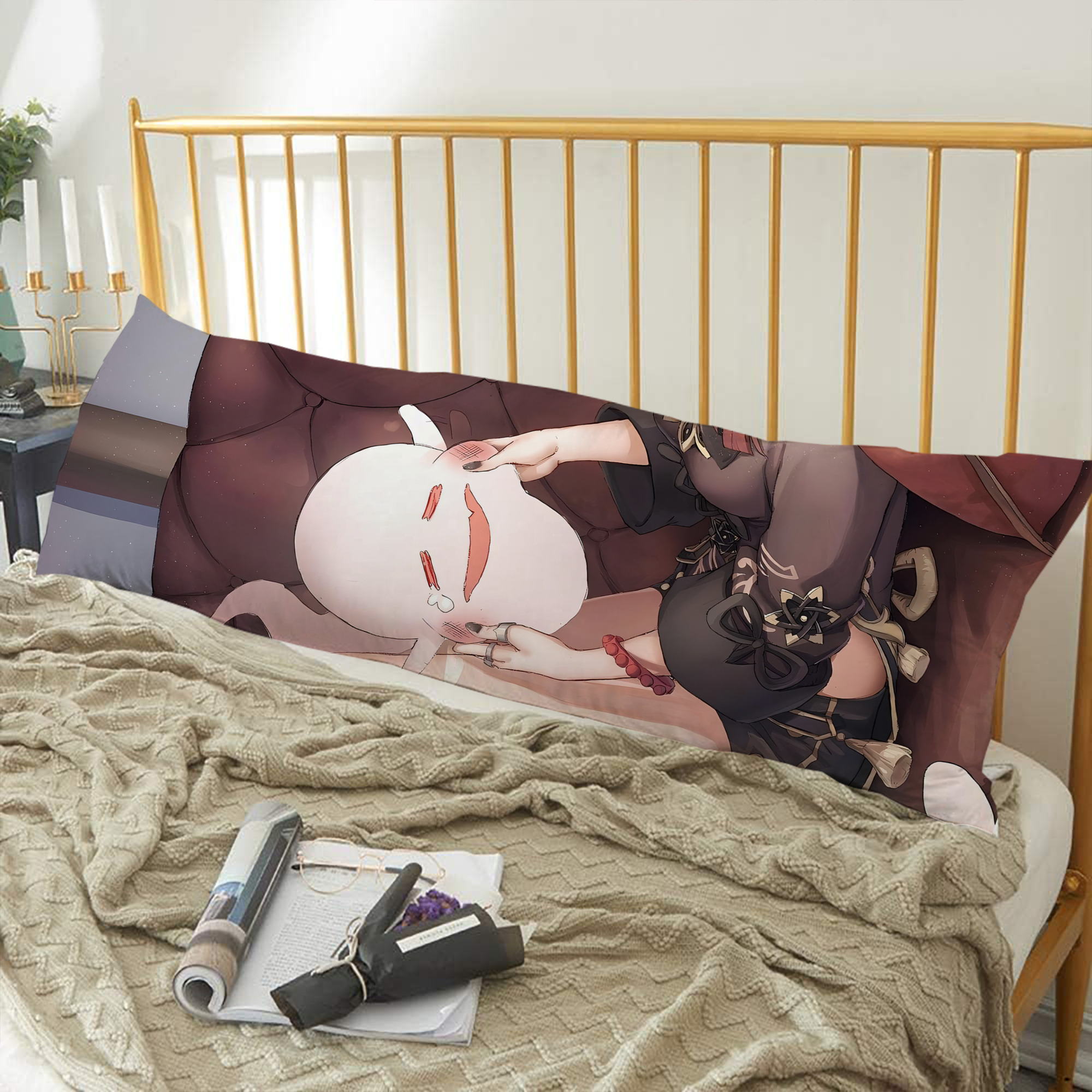 げんし神 genshin ロング抱き枕カバー 両面プリントタイプ（サイズ選択可）