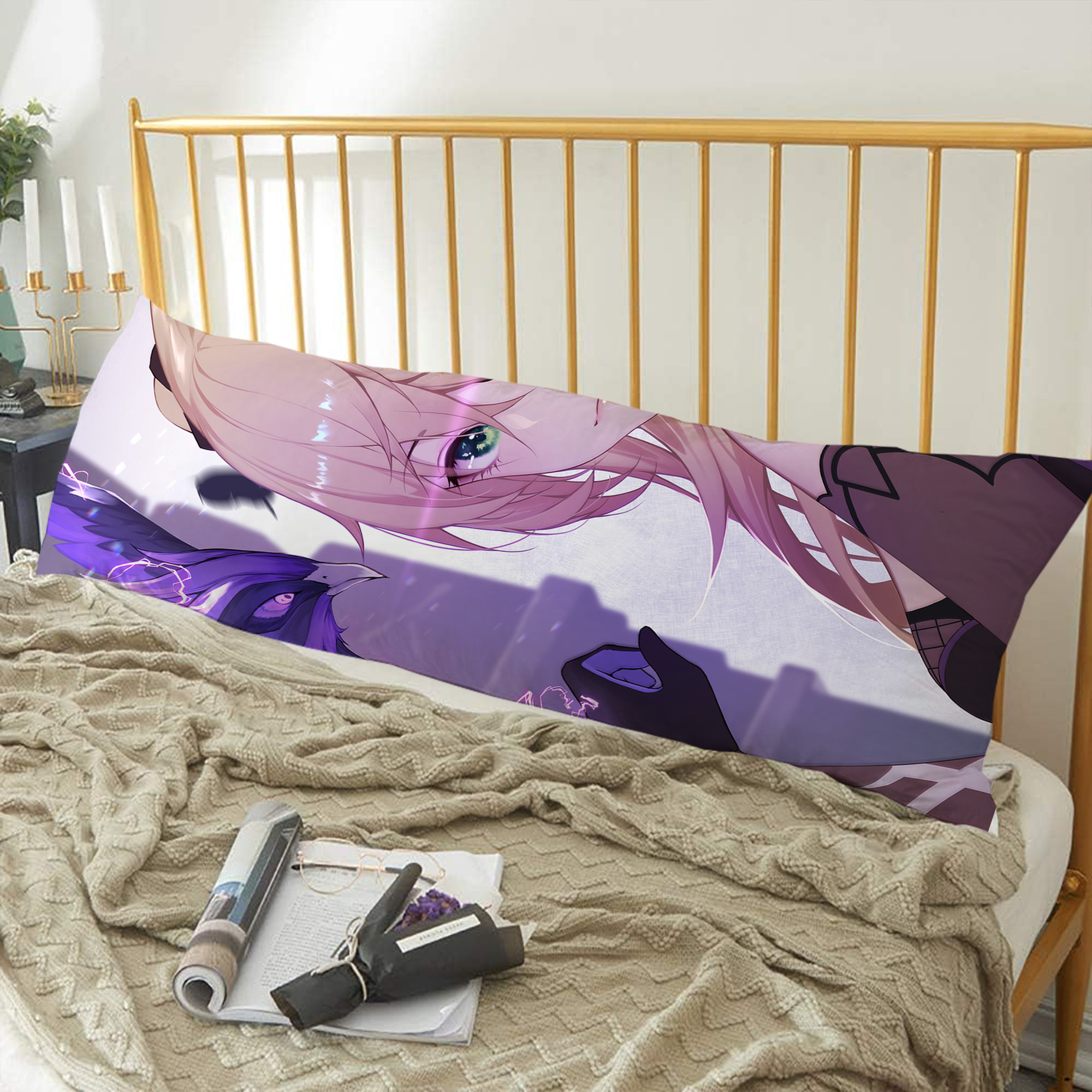 げんし神 genshin ロング抱き枕カバー 両面プリントタイプ（サイズ選択可）