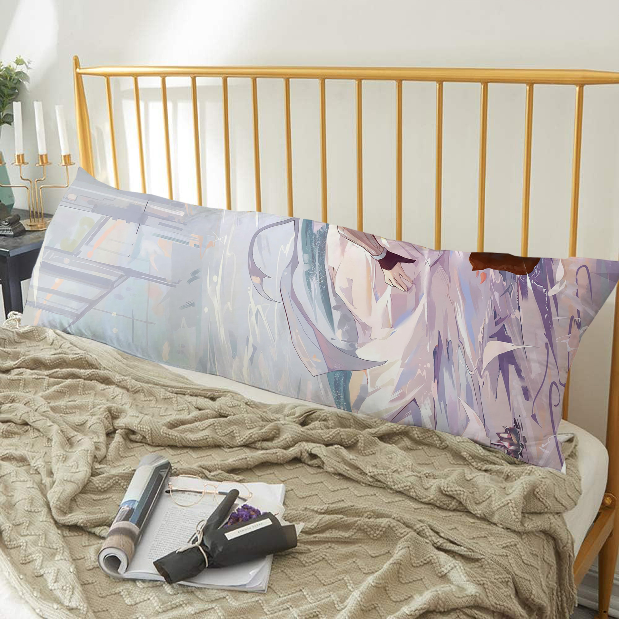 げんし神 genshin ロング抱き枕カバー 両面プリントタイプ（サイズ選択可）