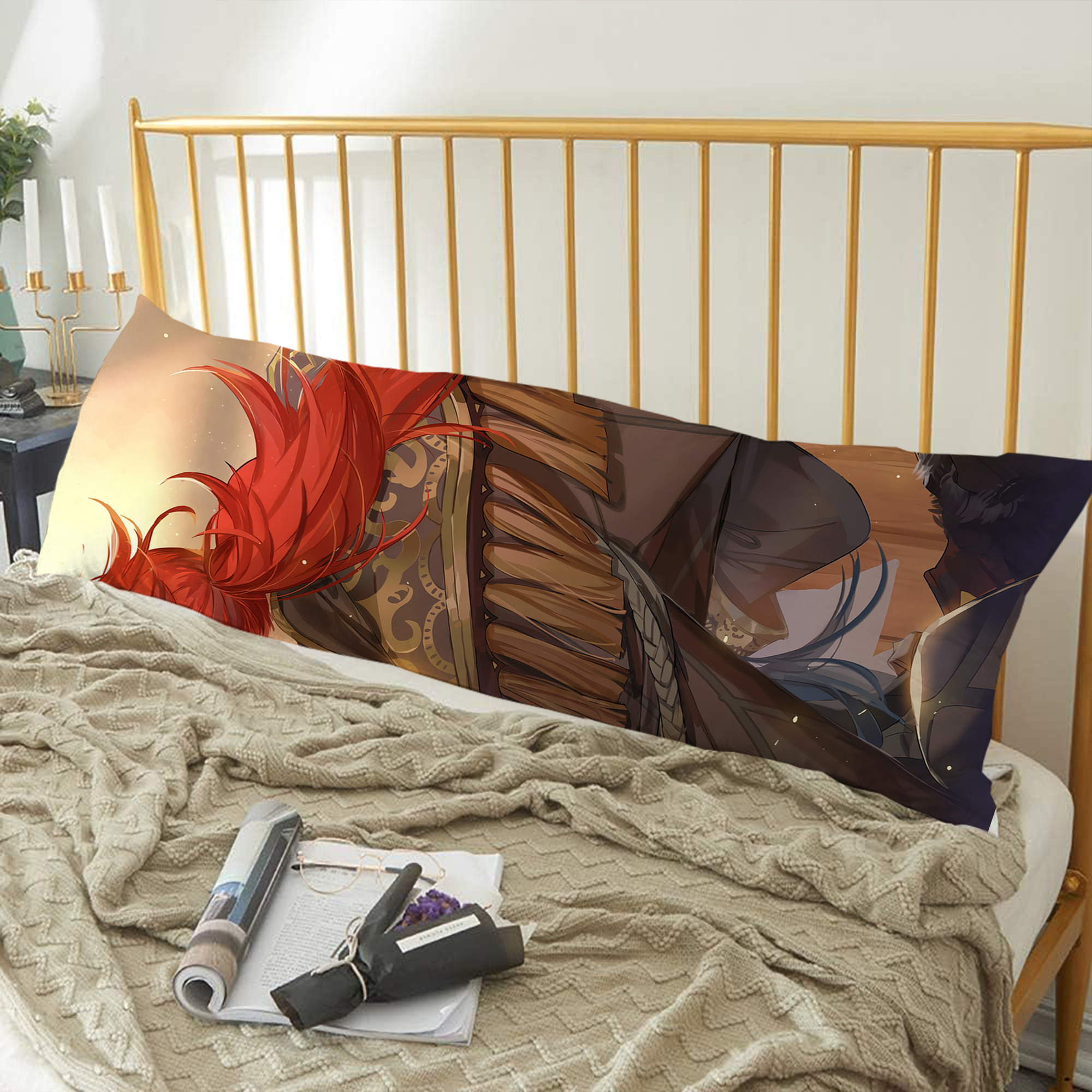 げんし神 genshin ロング抱き枕カバー 両面プリントタイプ（サイズ選択可）