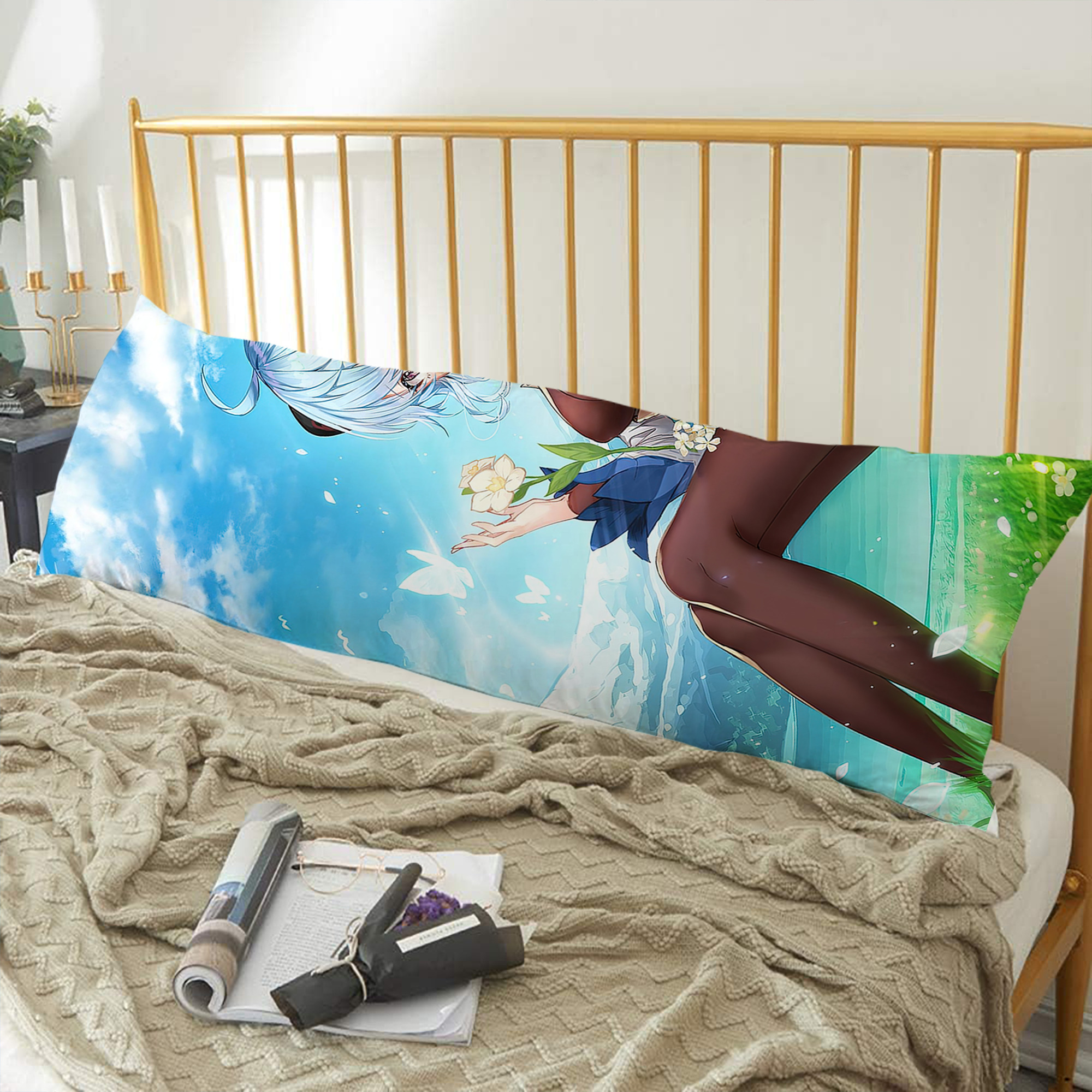 げんし神 genshin ロング抱き枕カバー 両面プリントタイプ（サイズ選択可）