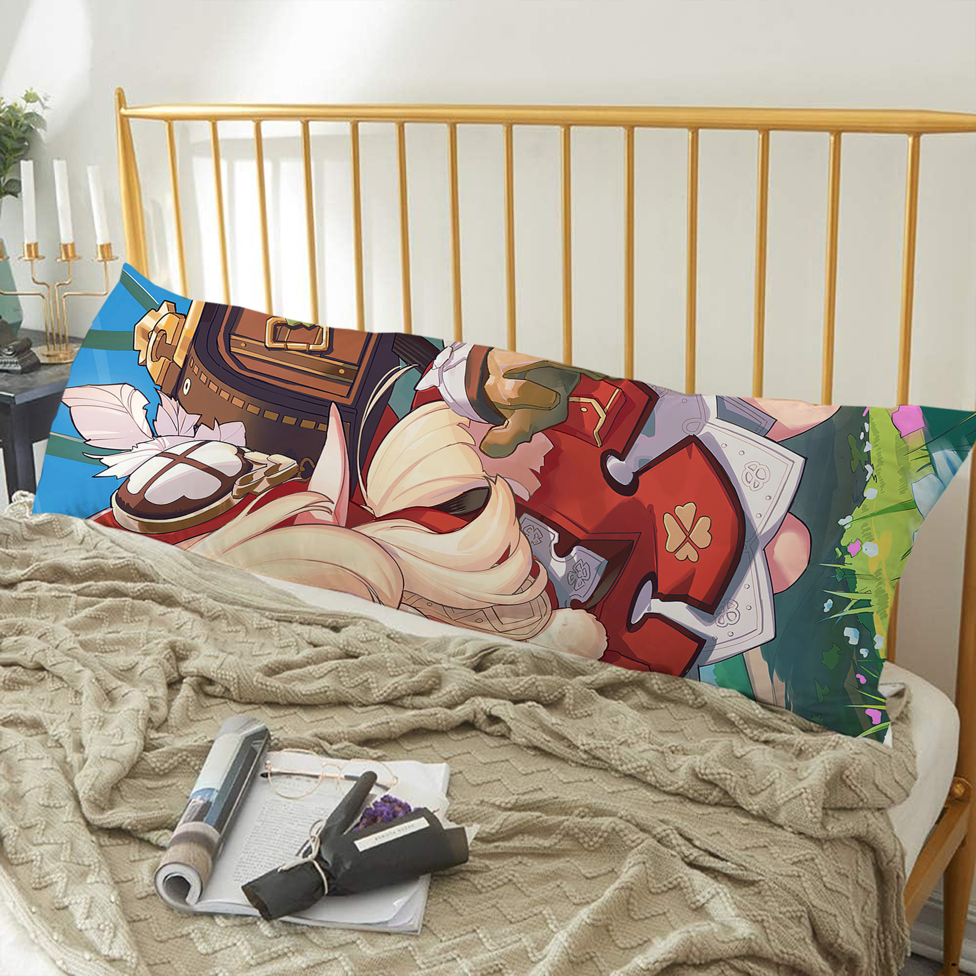 げんし神 genshin ロング抱き枕カバー 両面プリントタイプ（サイズ選択可）