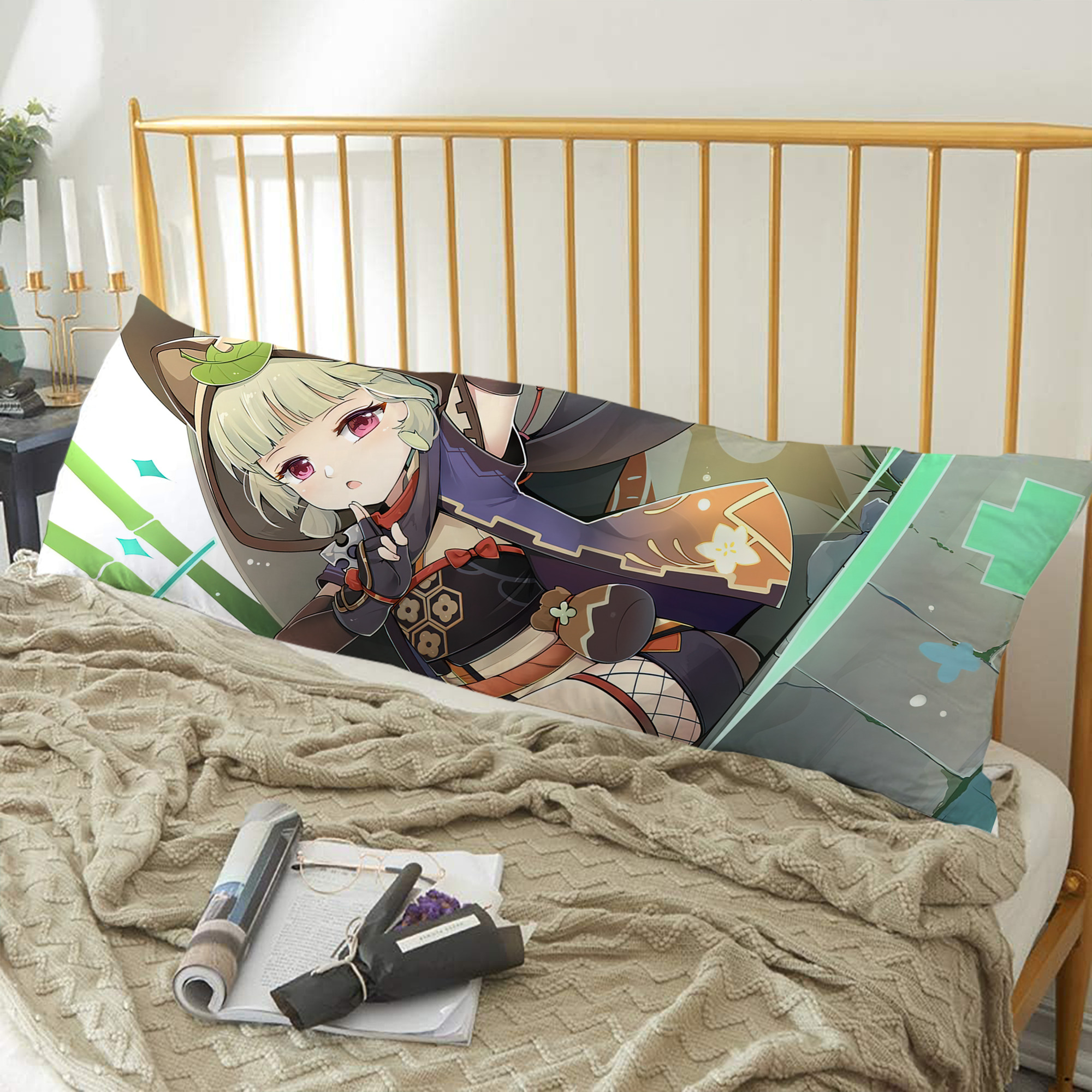 げんし神 genshin ロング抱き枕カバー 両面プリントタイプ（サイズ選択可）