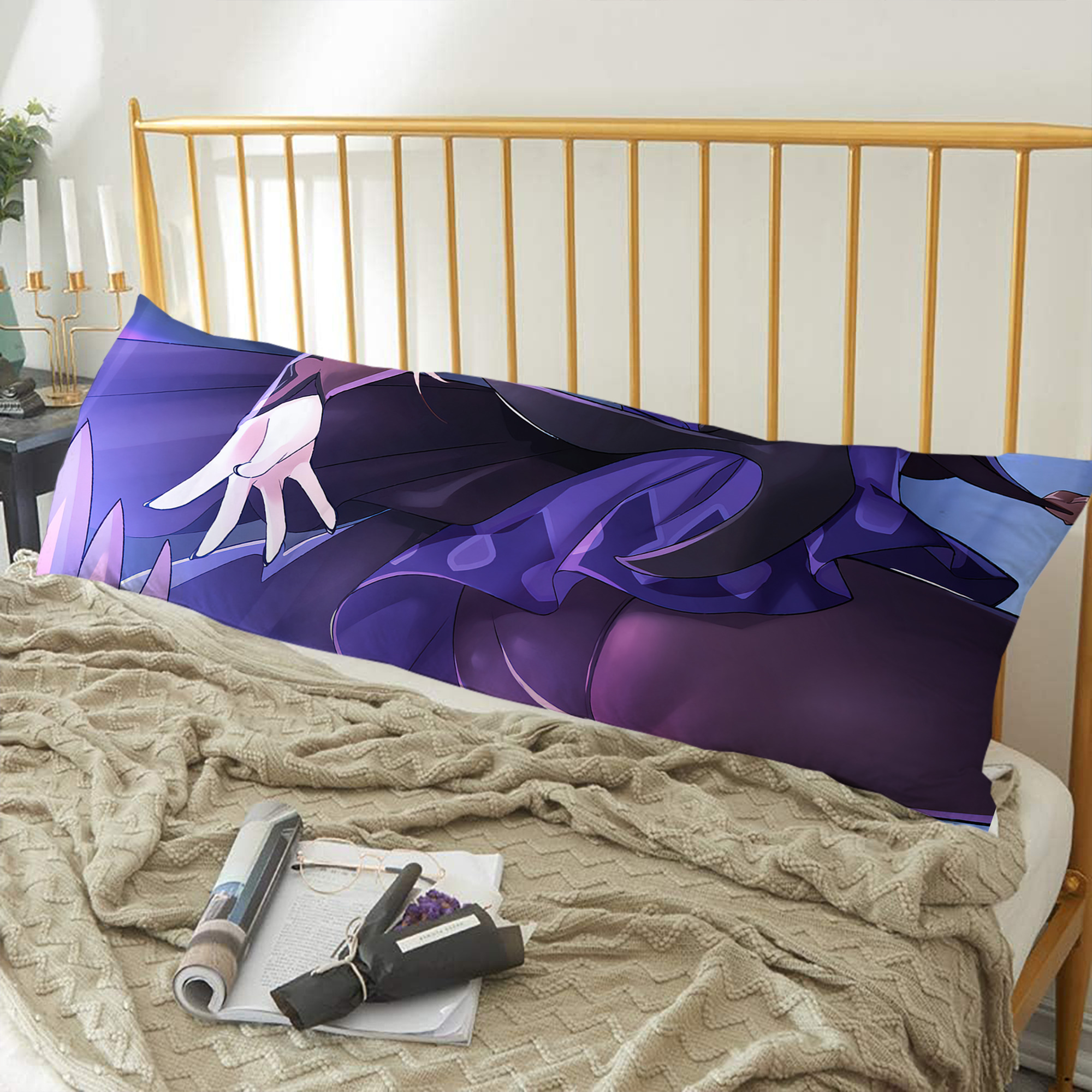 げんし神 genshin ロング抱き枕カバー 両面プリントタイプ（サイズ選択可）