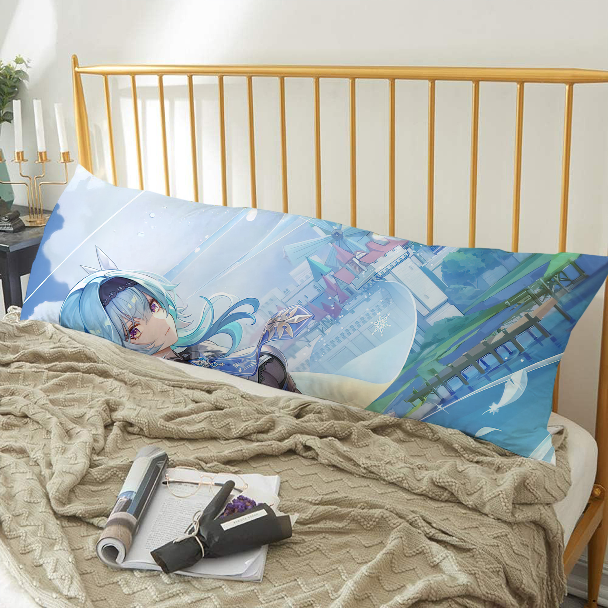 げんし神 genshin ロング抱き枕カバー 両面プリントタイプ（サイズ選択可）