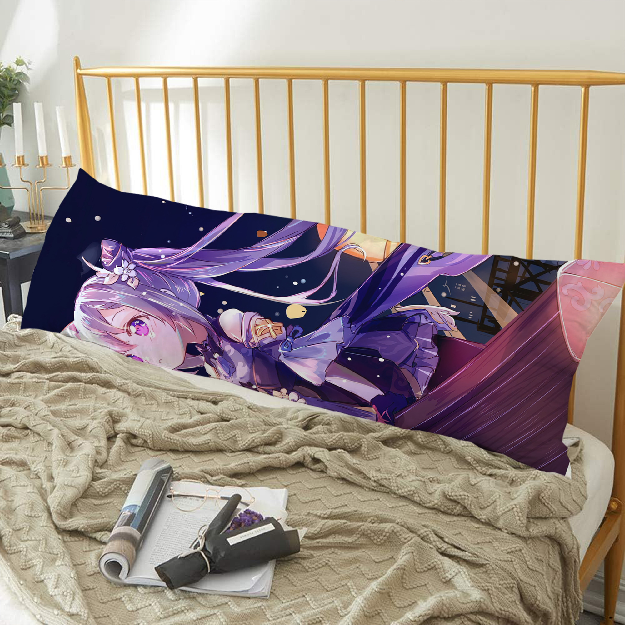 げんし神 genshin ロング抱き枕カバー 両面プリントタイプ（サイズ選択可）