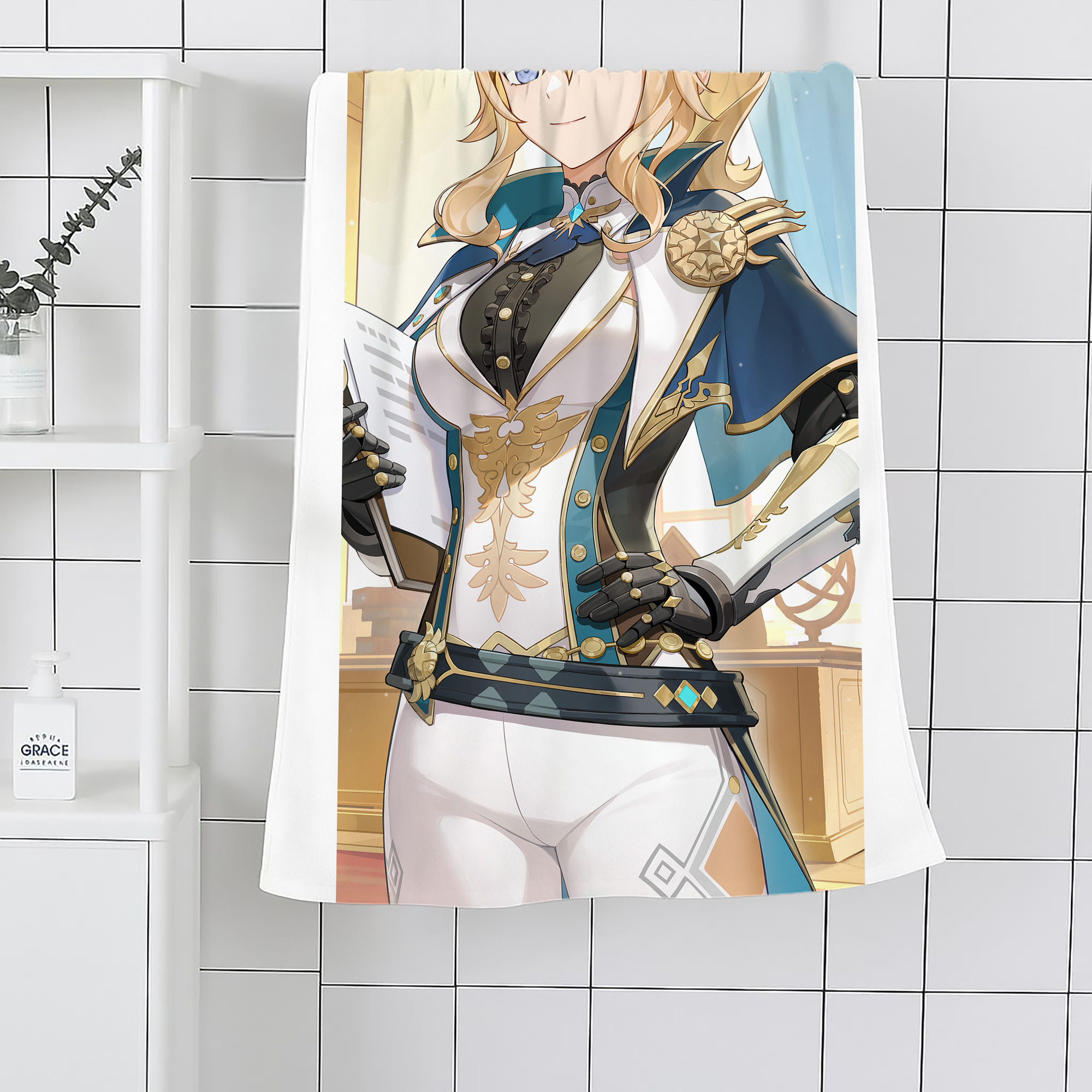 げんし神 genshin 大判バスタオル 70×140cm 吸水速乾 柔らかい肌触り