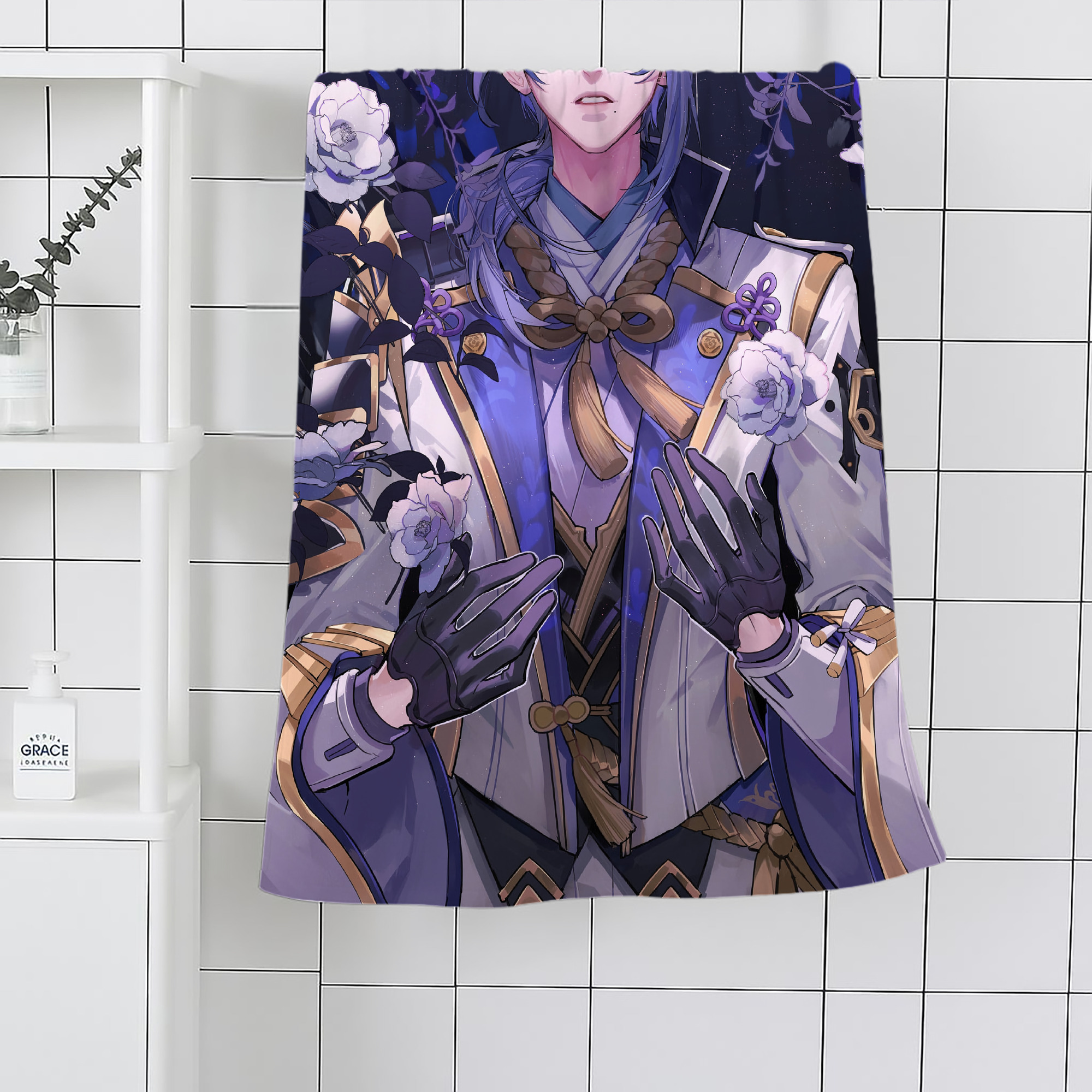 げんし神 genshin 大判バスタオル 70×140cm 吸水速乾 柔らかい肌触り