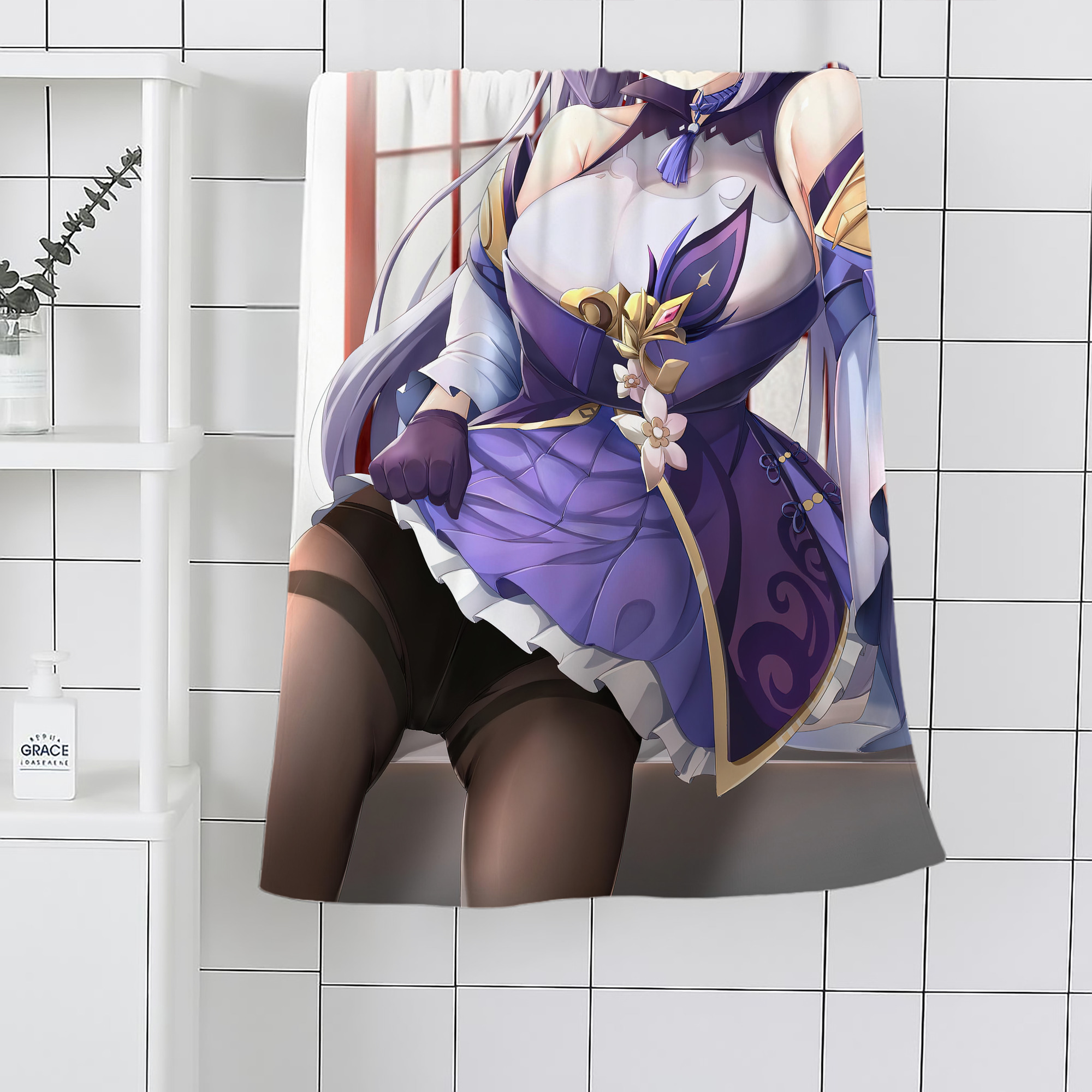 げんし神 genshin 大判バスタオル 70×140cm 吸水速乾 柔らかい肌触り