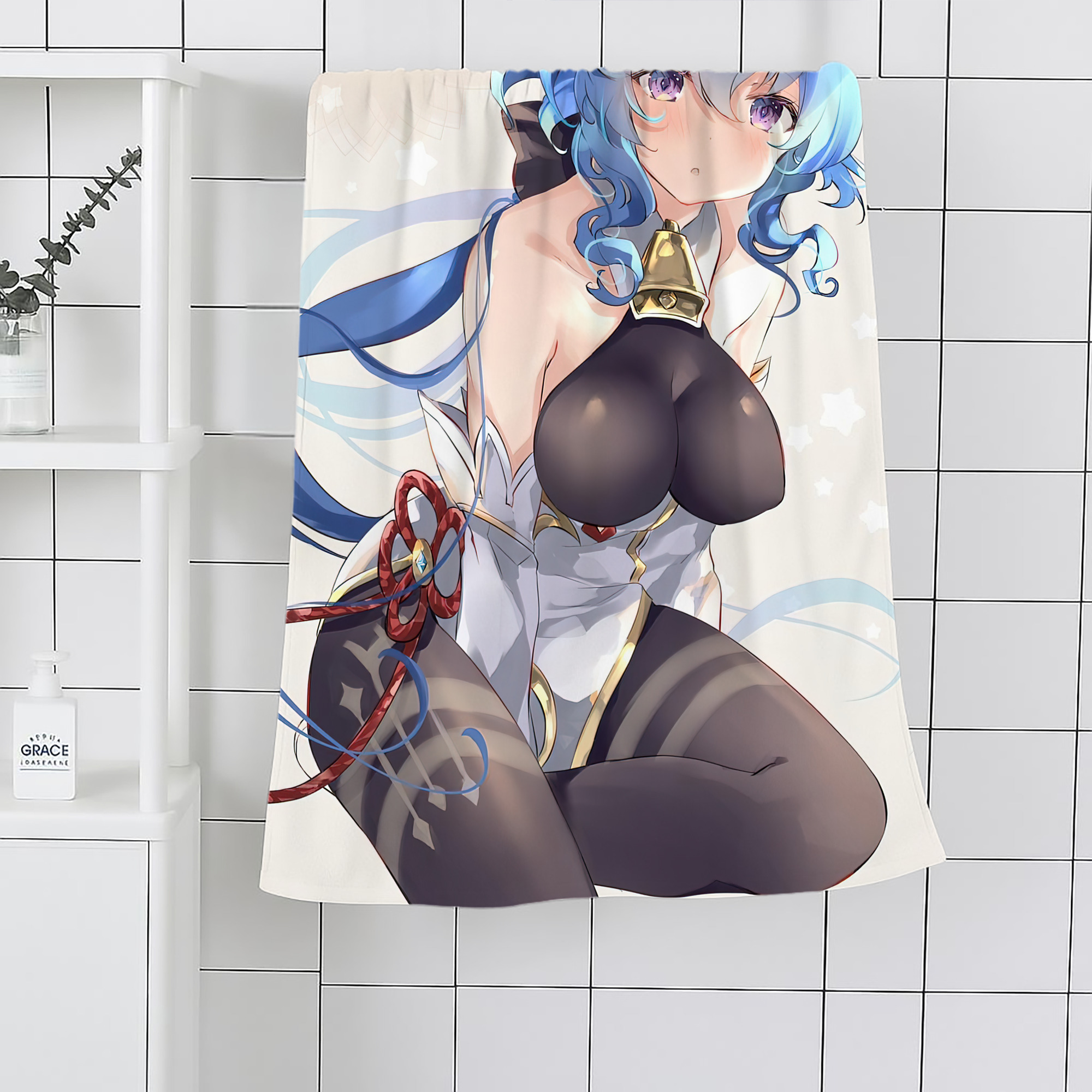 げんし神 genshin 大判バスタオル 70×140cm 吸水速乾 柔らかい肌触り