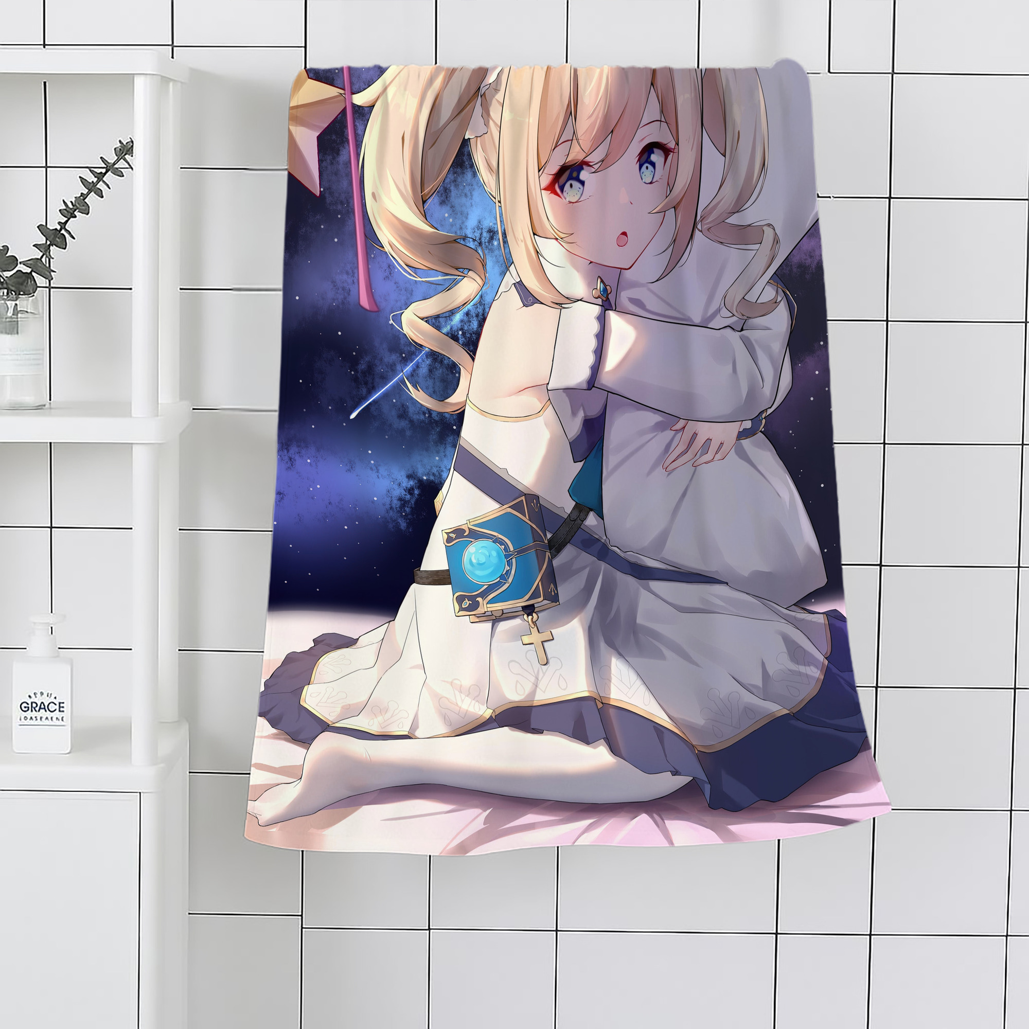 げんし神 genshin 大判バスタオル 70×140cm 吸水速乾 柔らかい肌触り