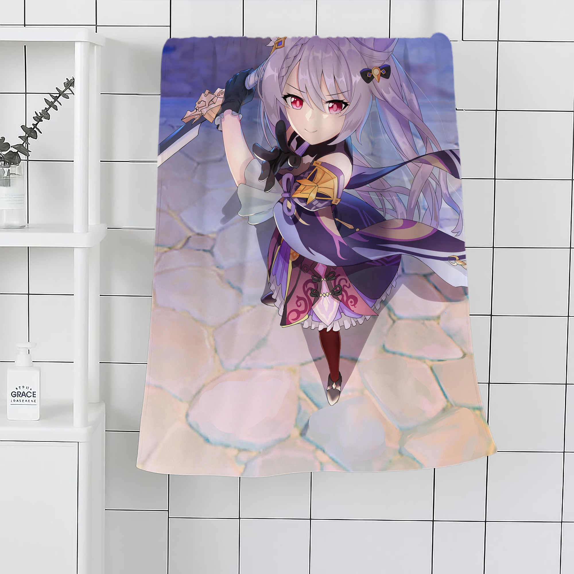 げんし神 genshin 大判バスタオル 70×140cm 吸水速乾 柔らかい肌触り