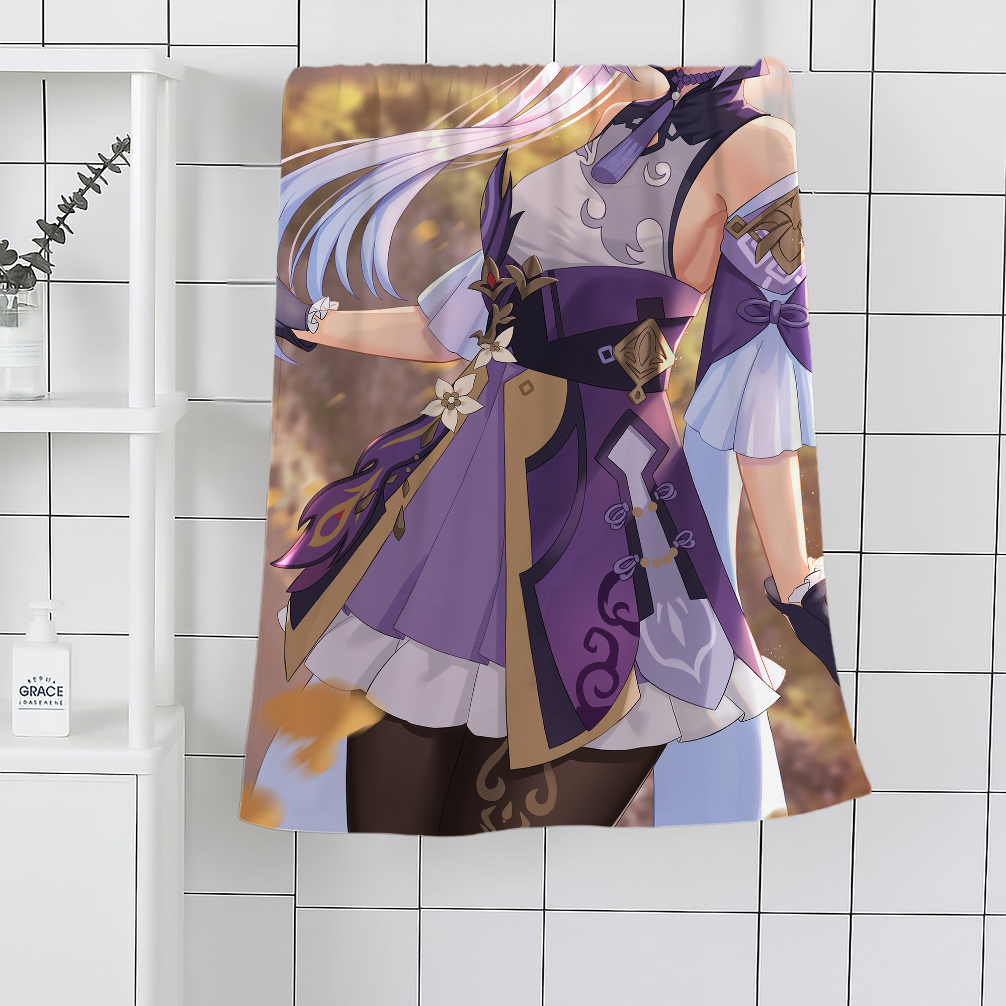 げんし神 genshin 大判バスタオル 70×140cm 吸水速乾 柔らかい肌触り