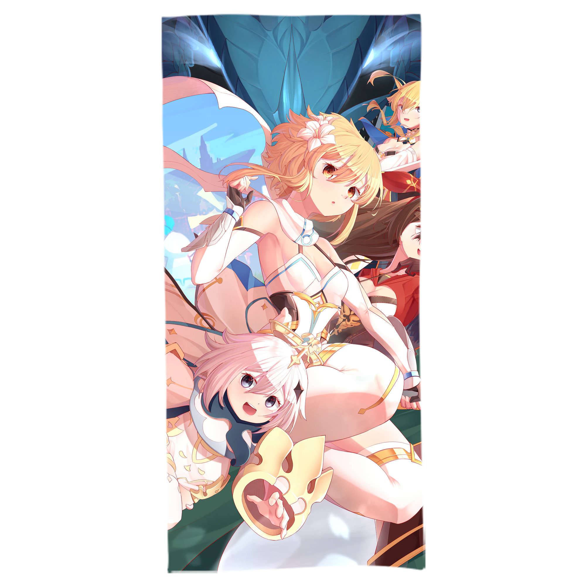 げんし神 genshin 大判バスタオル 70×140cm 吸水速乾 柔らかい肌触り