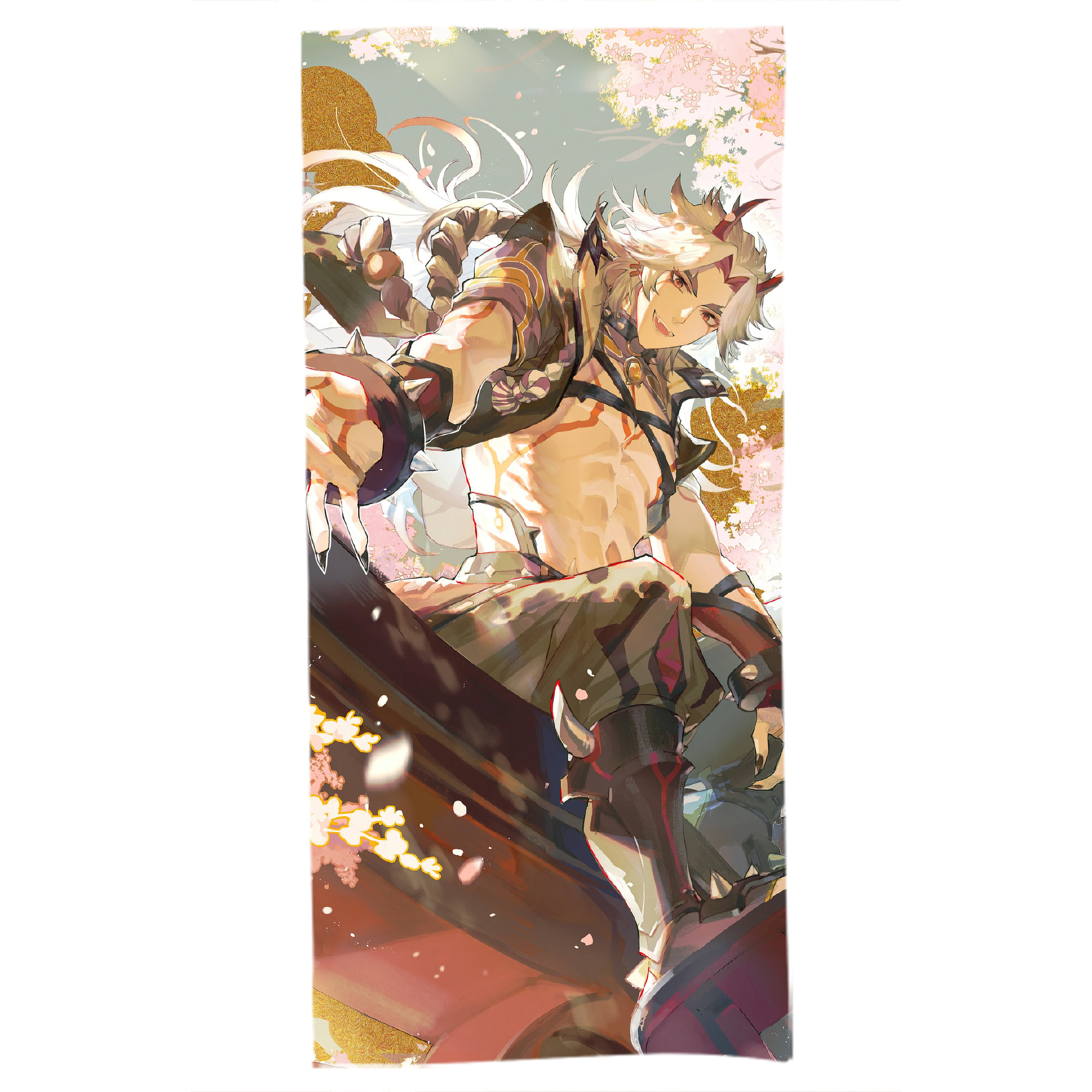 げんし神 genshin 大判バスタオル 70×140cm 吸水速乾 柔らかい肌触り