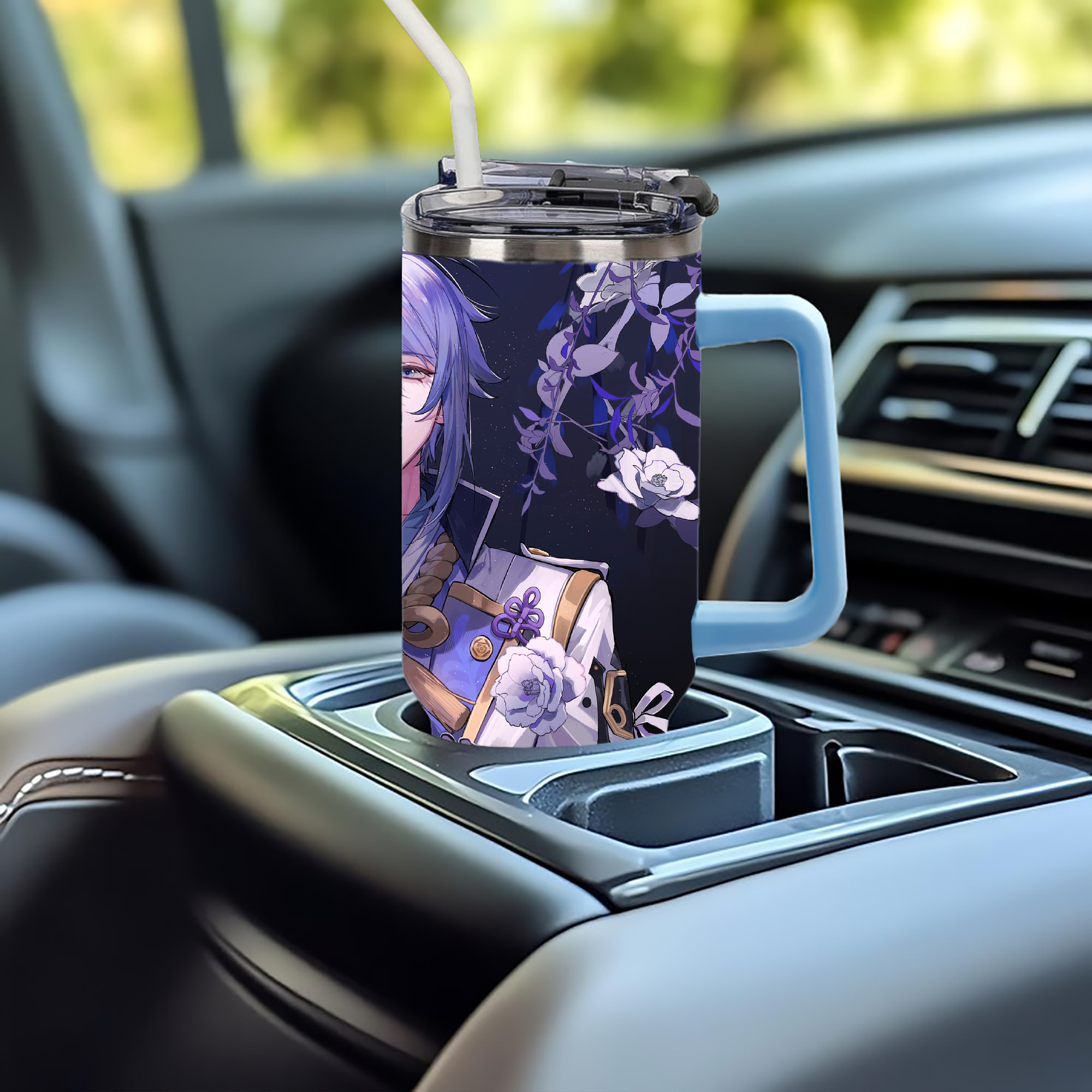 げんし神 genshin 1200ｍLフルプリント車用タンブラー