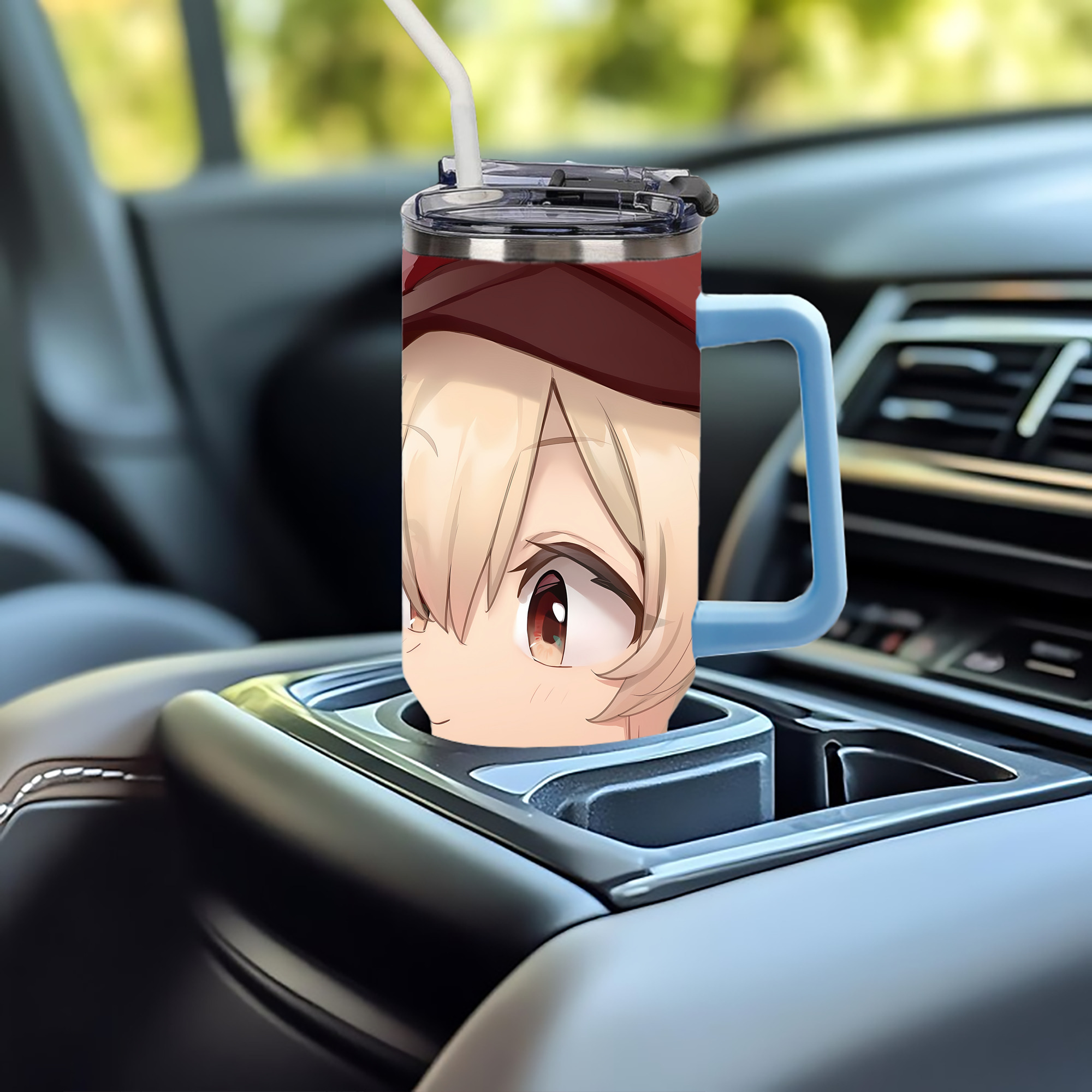 げんし神 genshin 1200ｍLフルプリント車用タンブラー