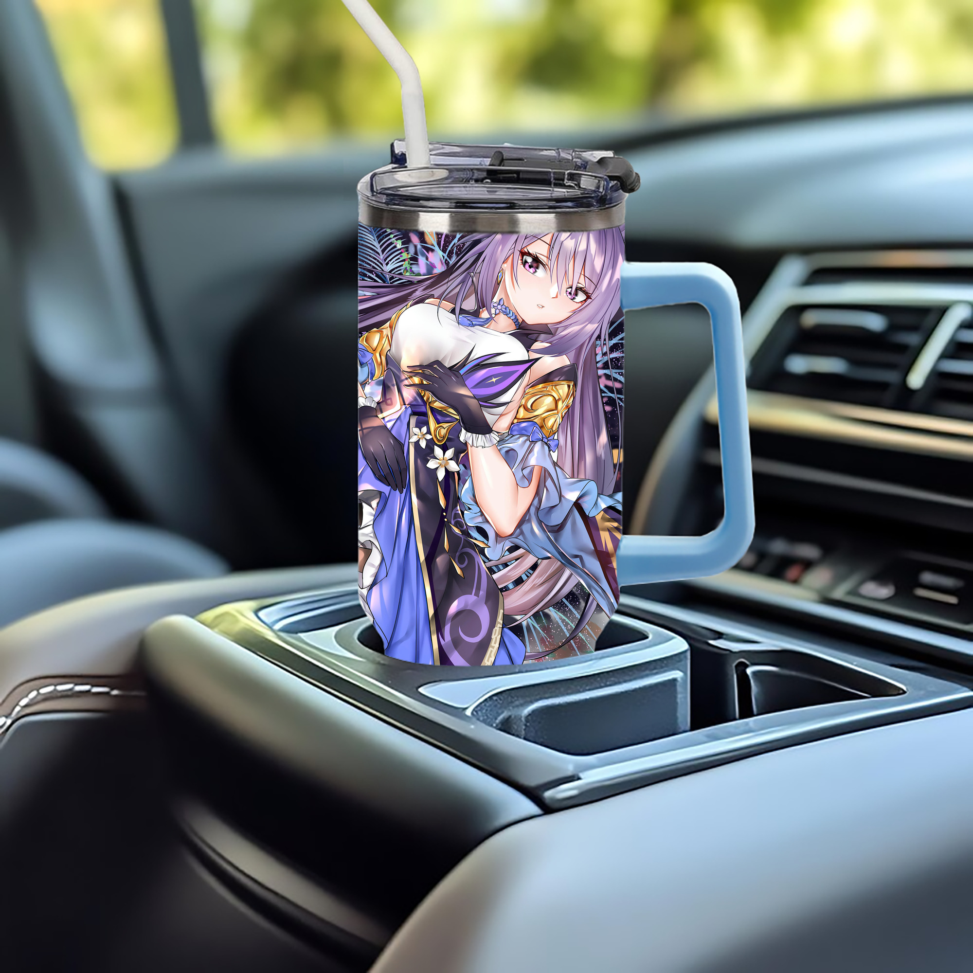 げんし神 genshin 1200ｍLフルプリント車用タンブラー