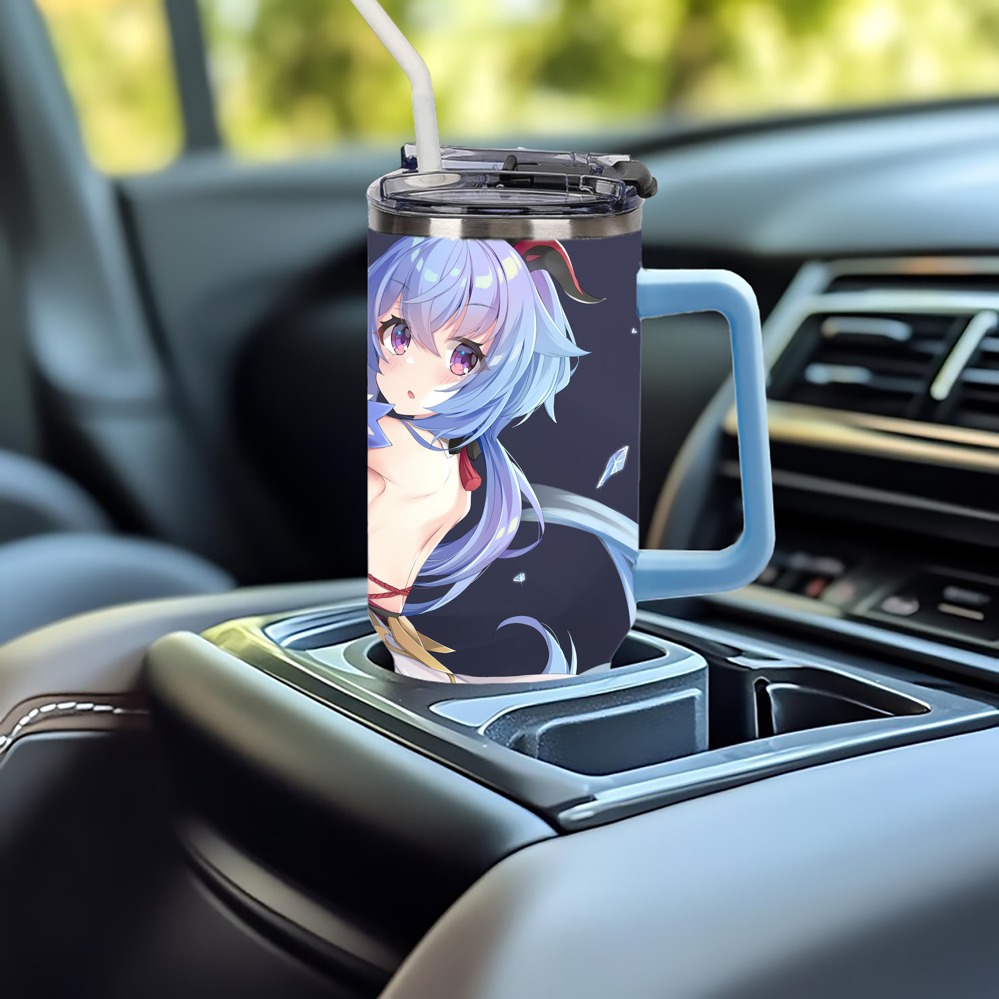 げんし神 genshin 1200ｍLフルプリント車用タンブラー