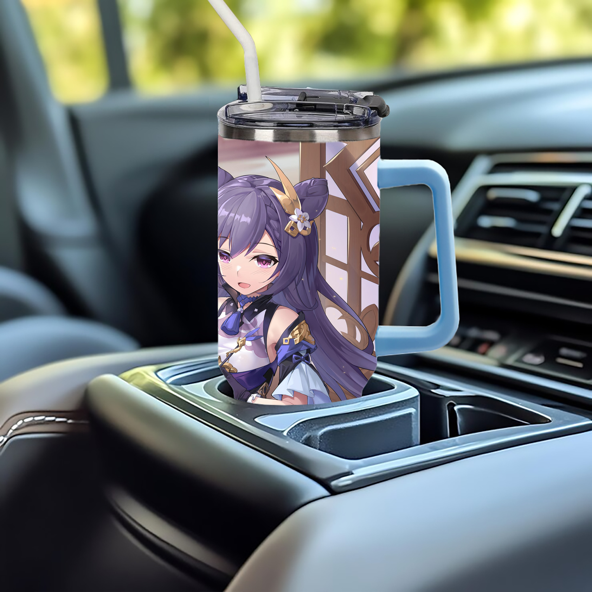 げんし神 genshin 1200ｍLフルプリント車用タンブラー