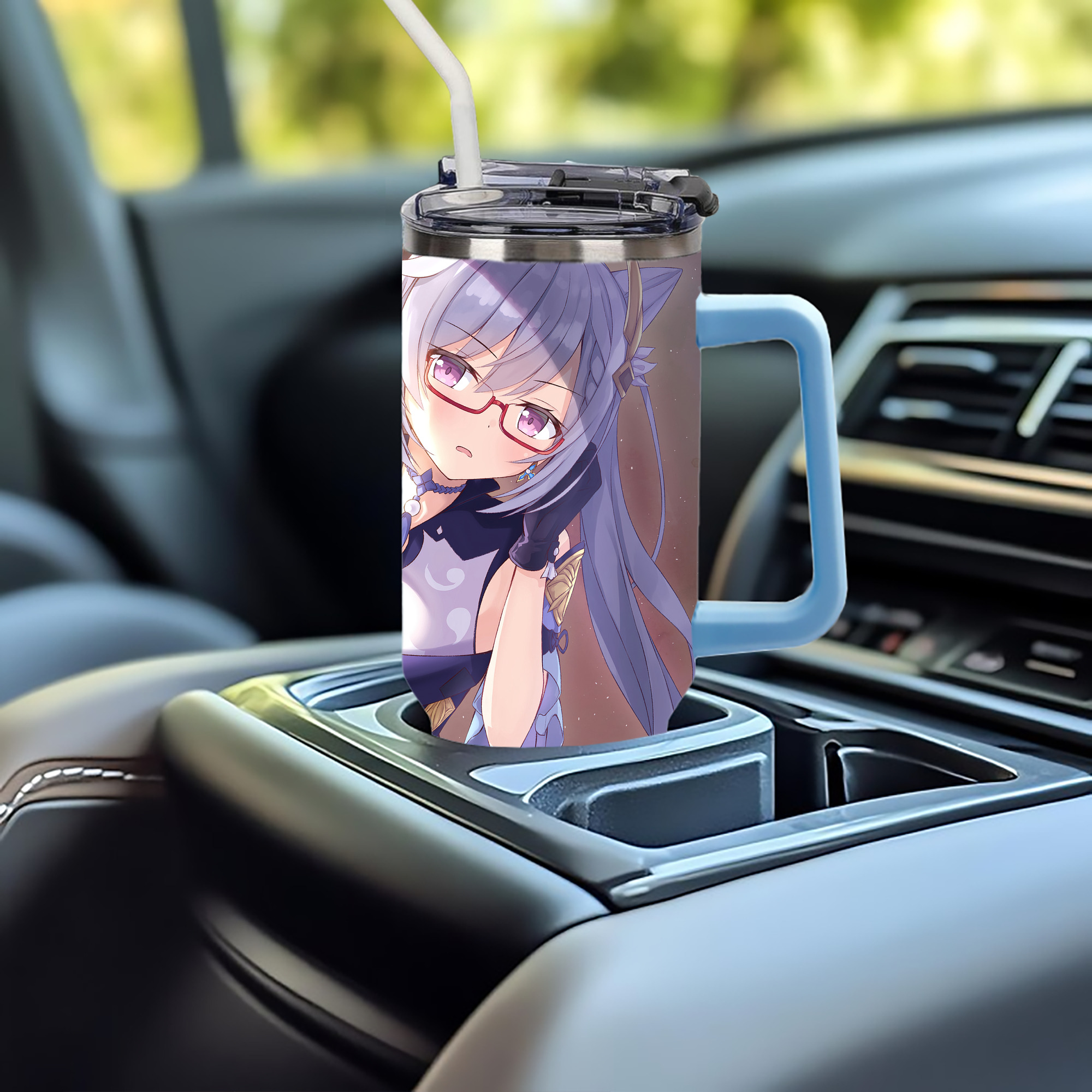 げんし神 genshin 1200ｍLフルプリント車用タンブラー