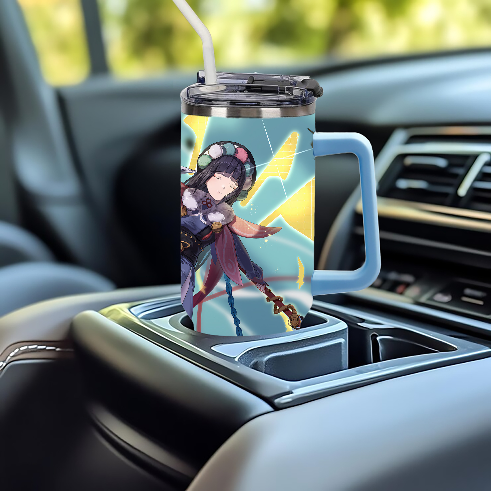 げんし神 genshin 1200ｍLフルプリント車用タンブラー