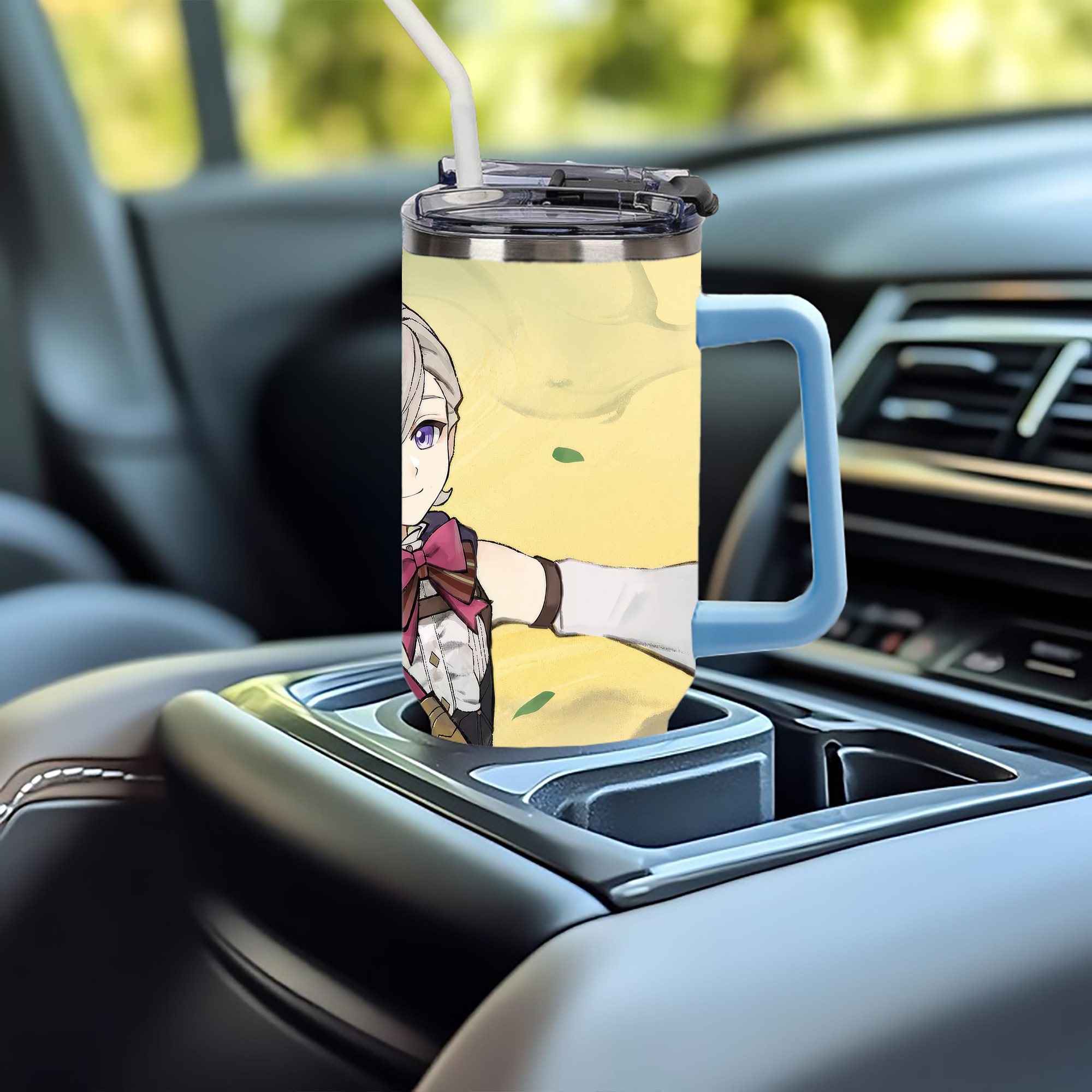 げんし神 genshin 1200ｍLフルプリント車用タンブラー