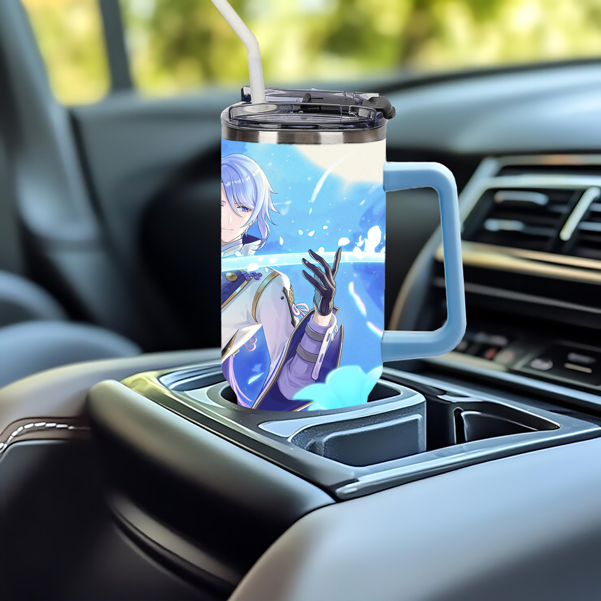 げんし神 genshin 1200ｍLフルプリント車用タンブラー