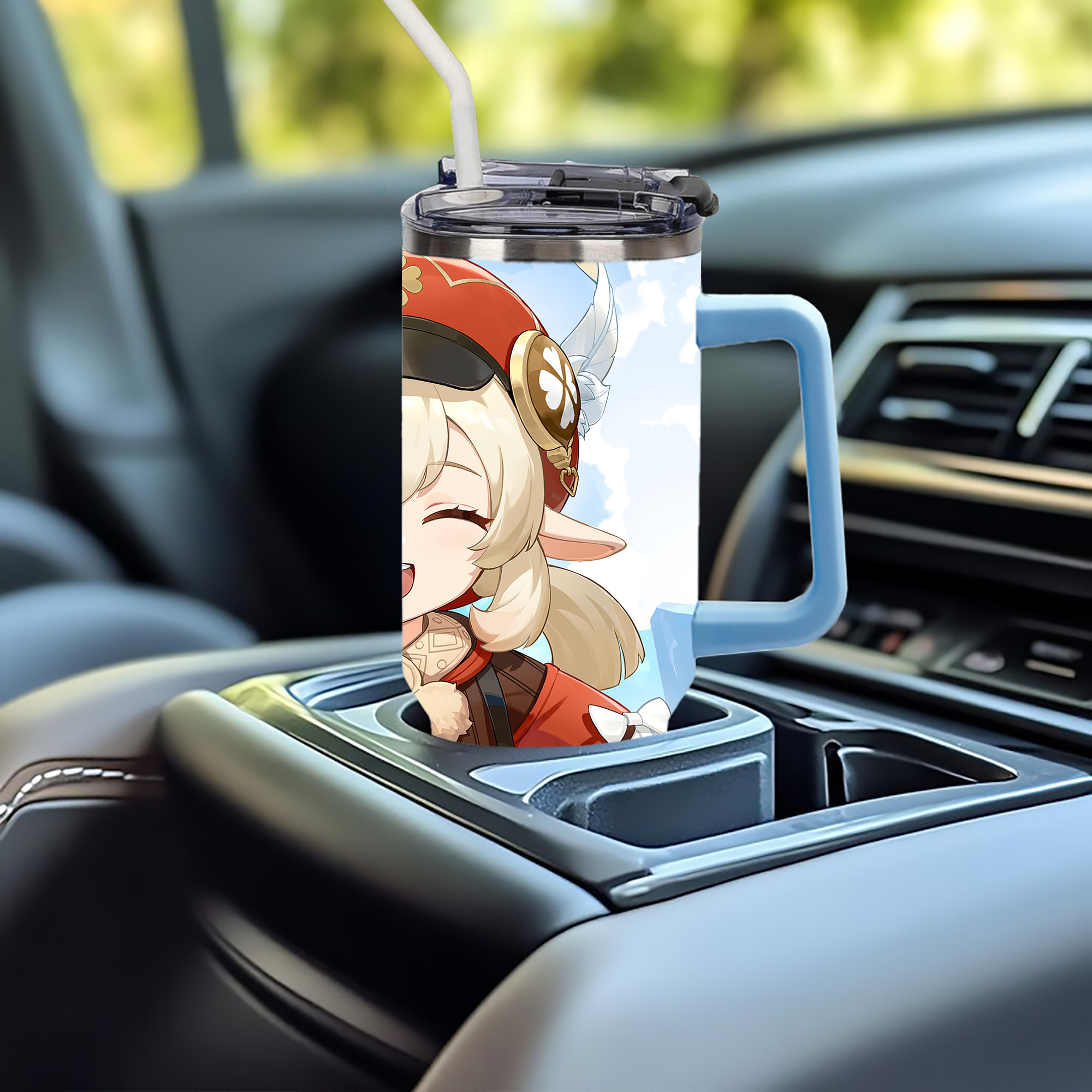 げんし神 genshin 1200ｍLフルプリント車用タンブラー