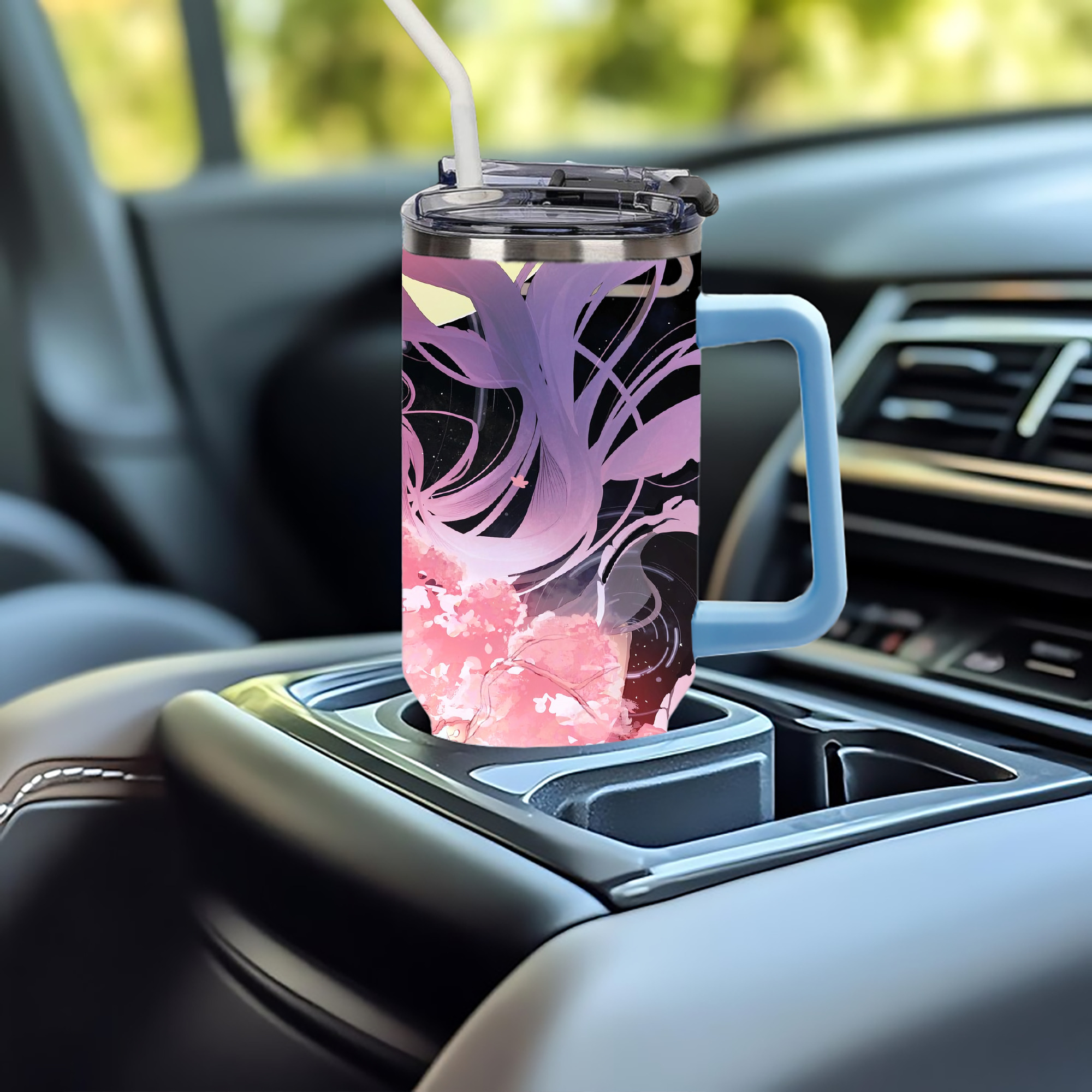 げんし神 genshin 1200ｍLフルプリント車用タンブラー