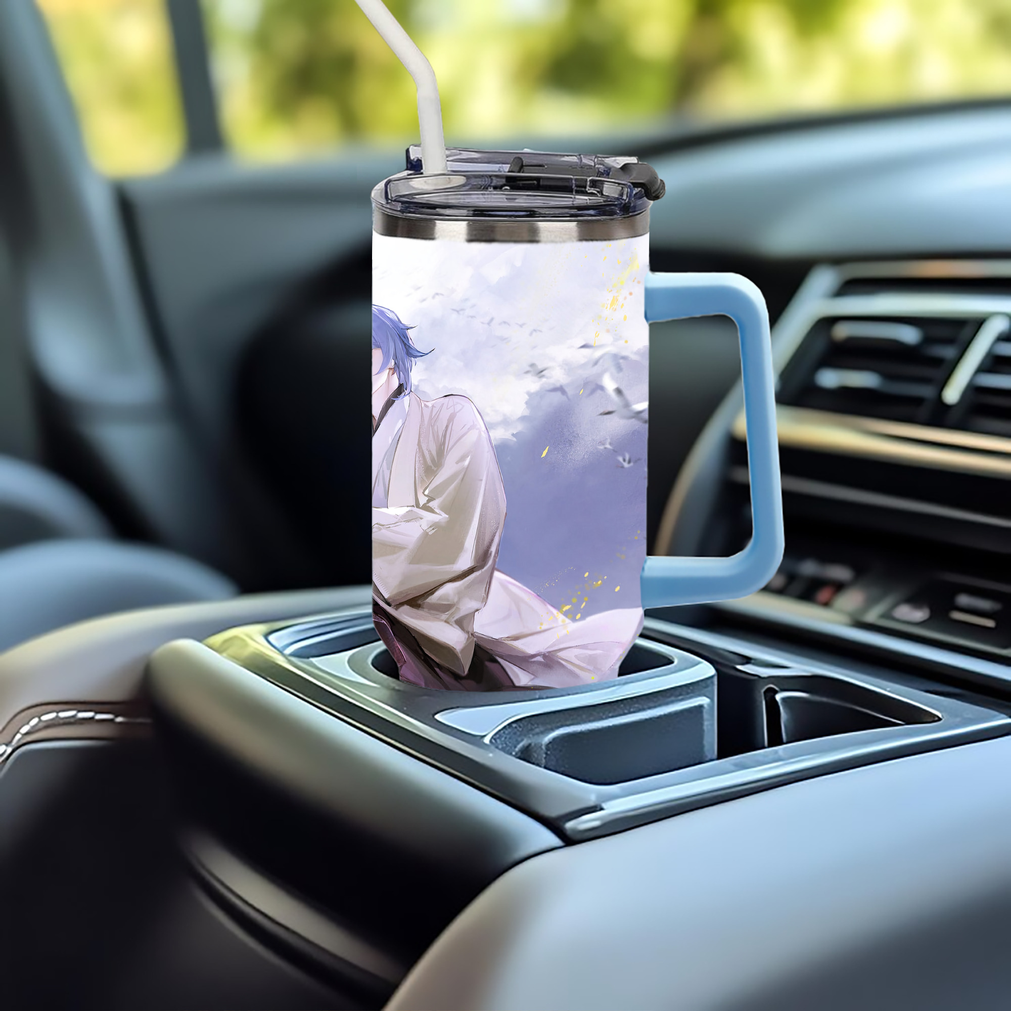 げんし神 genshin 1200ｍLフルプリント車用タンブラー