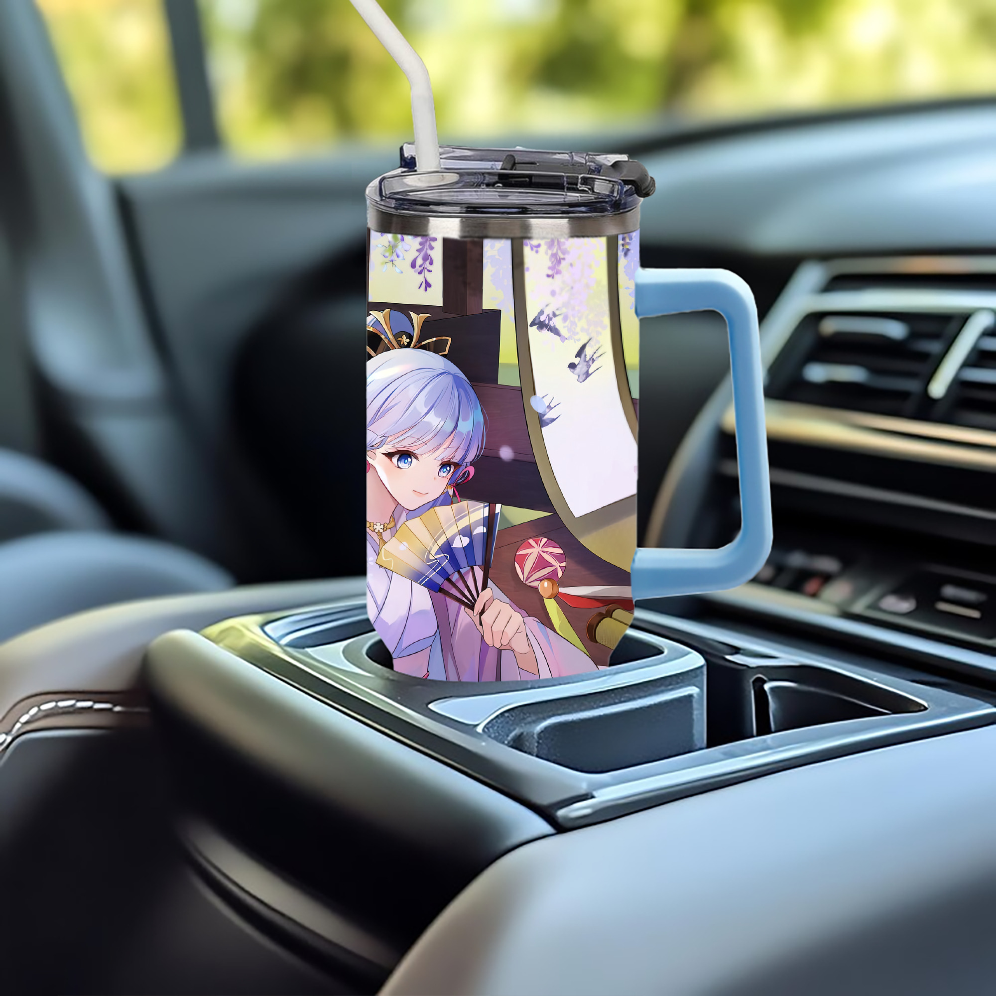 げんし神 genshin 1200ｍLフルプリント車用タンブラー