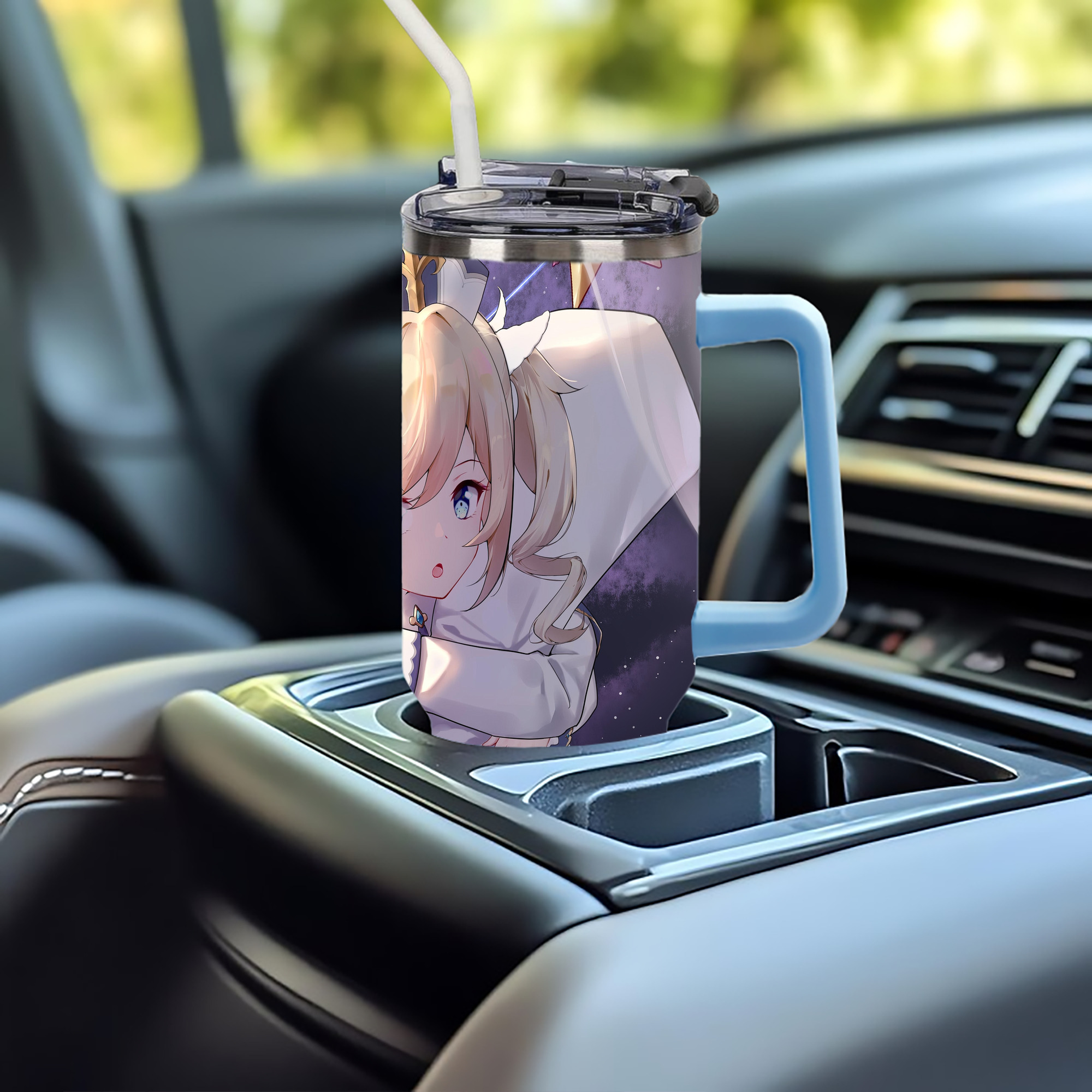 げんし神 genshin 1200ｍLフルプリント車用タンブラー