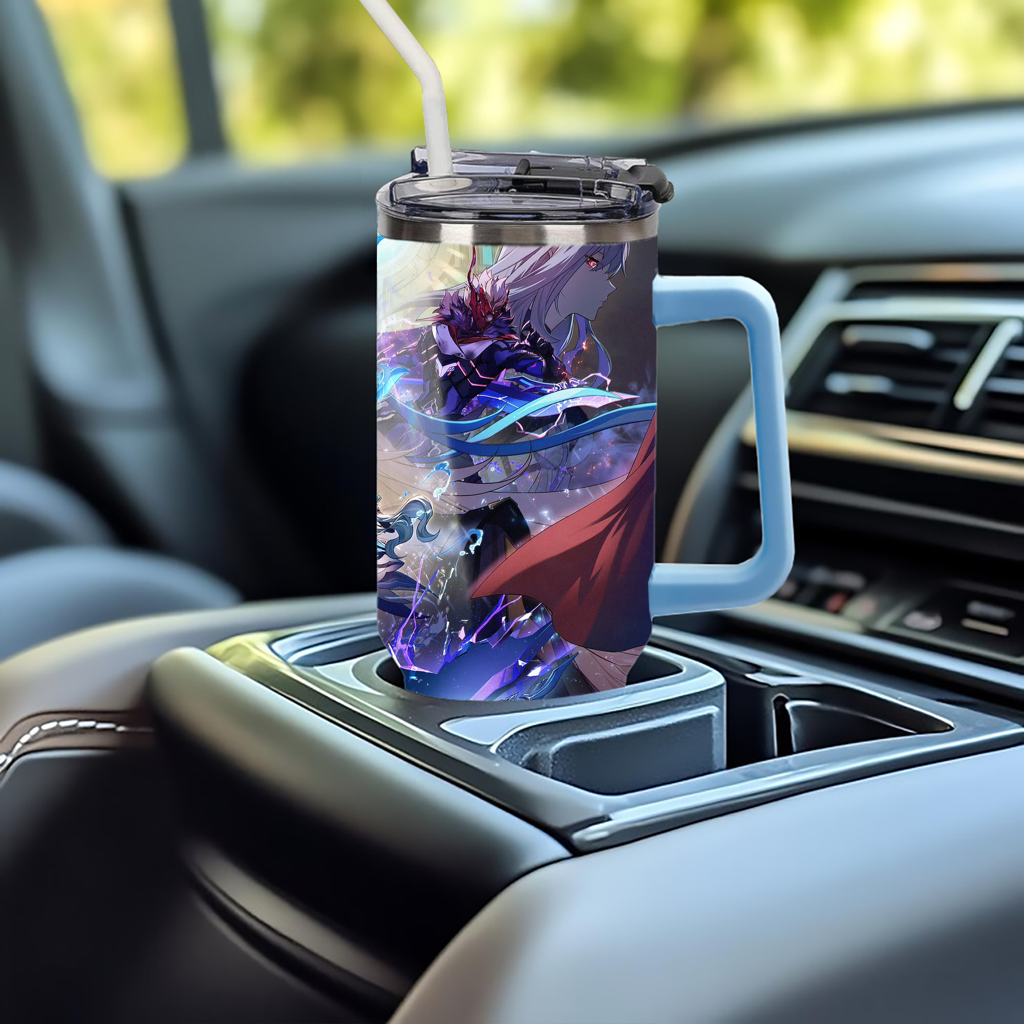 げんし神 genshin 1200ｍLフルプリント車用タンブラー