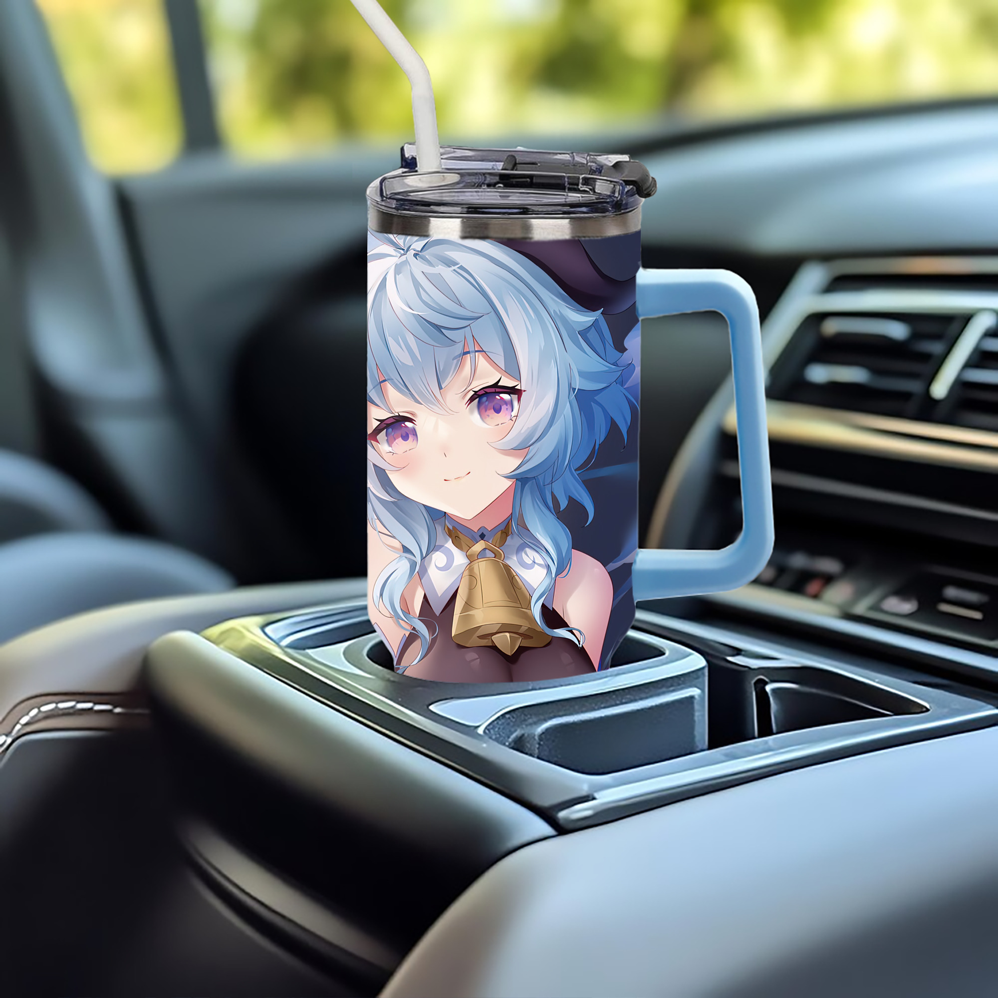 げんし神 genshin 1200ｍLフルプリント車用タンブラー