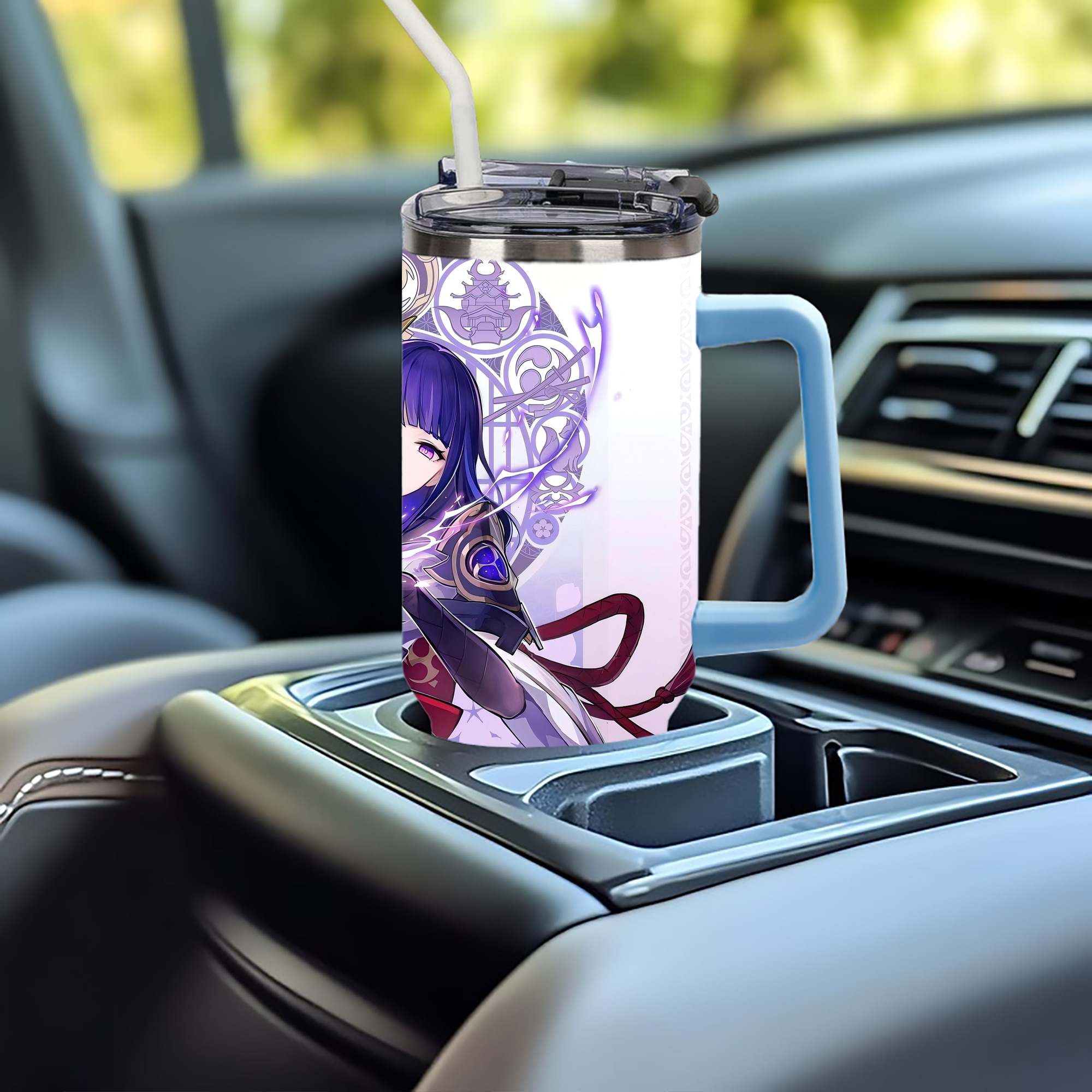 げんし神 genshin 1200ｍLフルプリント車用タンブラー