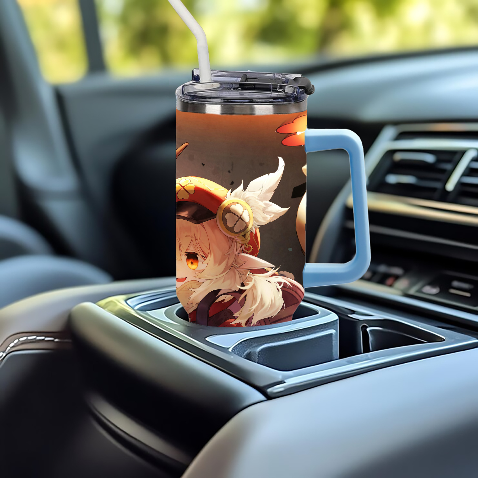 げんし神 genshin 1200ｍLフルプリント車用タンブラー