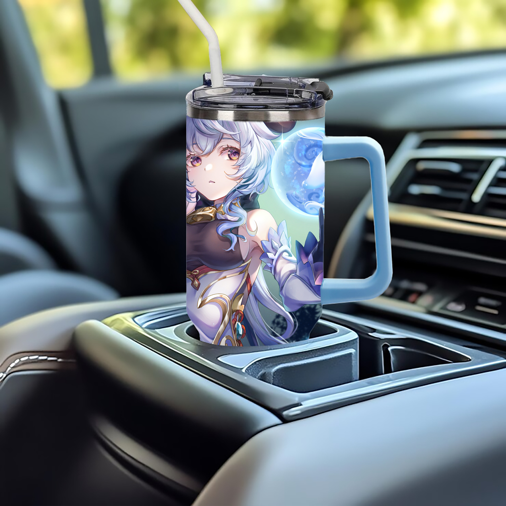 げんし神 genshin 1200ｍLフルプリント車用タンブラー