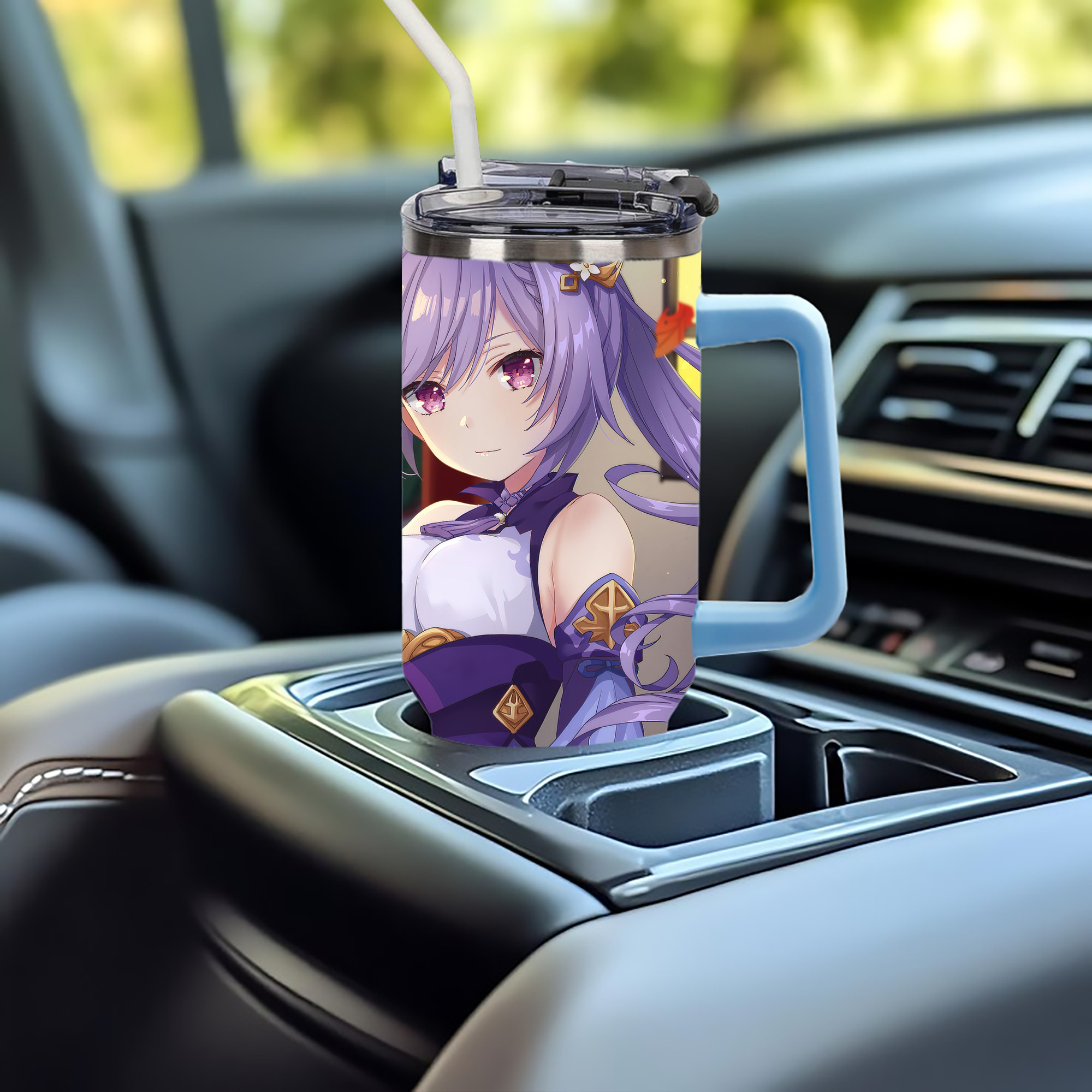 げんし神 genshin 1200ｍLフルプリント車用タンブラー