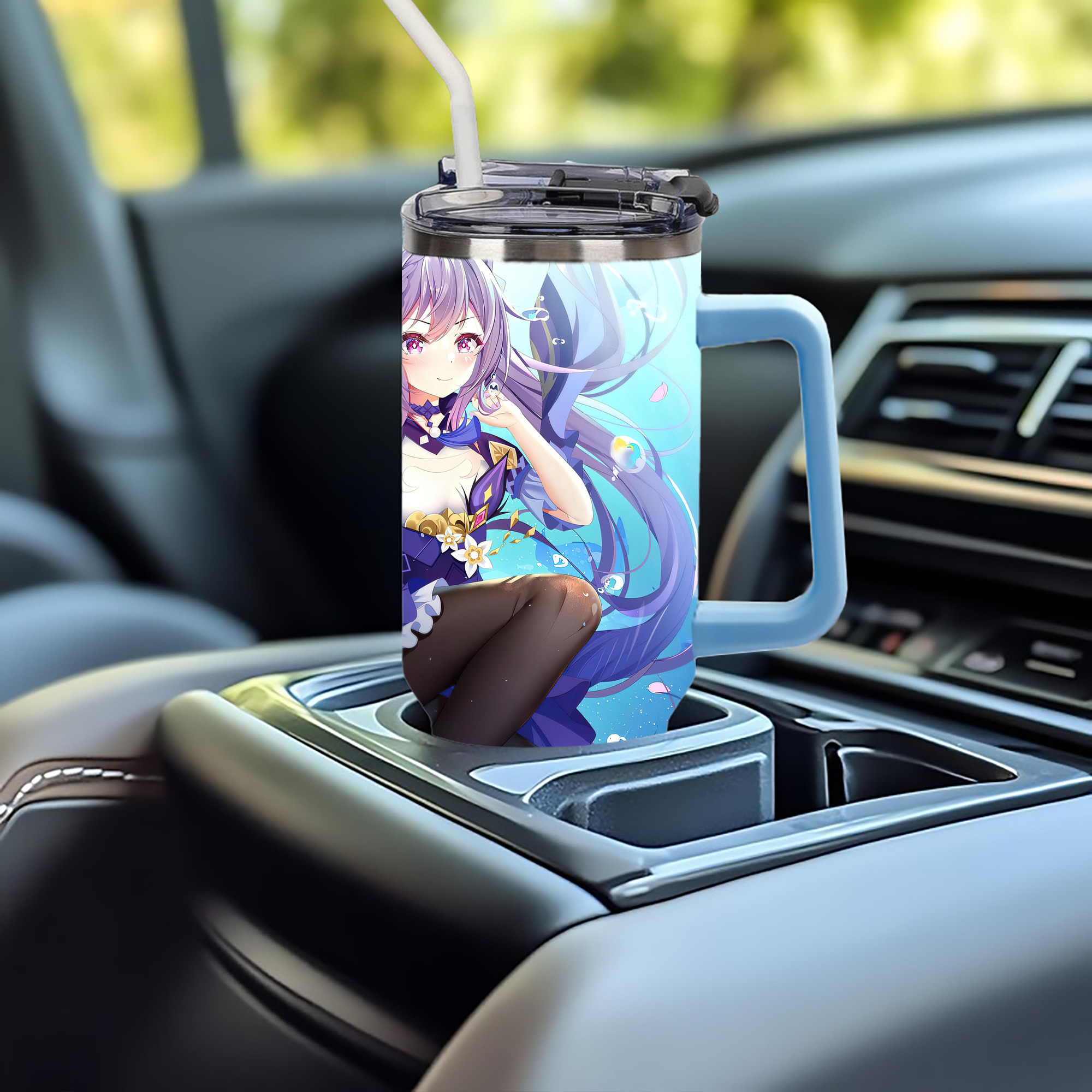 げんし神 genshin 1200ｍLフルプリント車用タンブラー